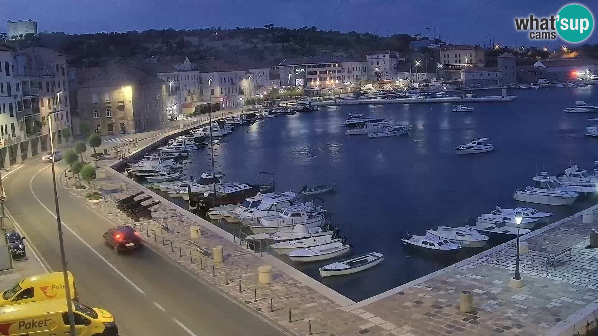 Senj camera en vivo – Vista panorámica de Senj riva