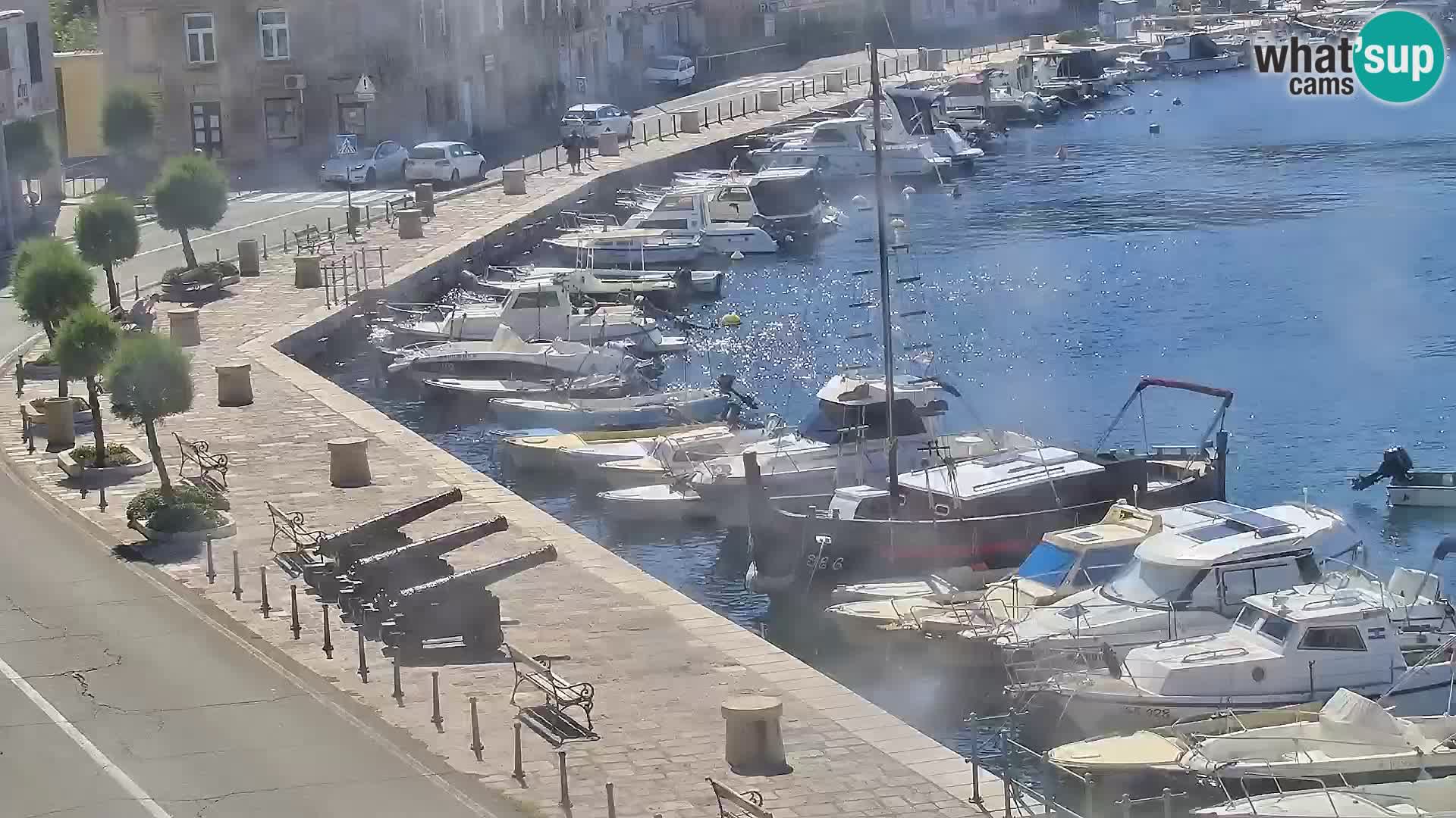 Kamera u živo Senj – Panoramski pogled na senjsku rivu