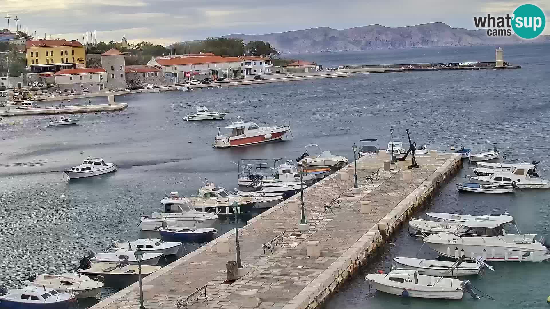 Webcam Segna – Panorama dell’lungomare di Senj