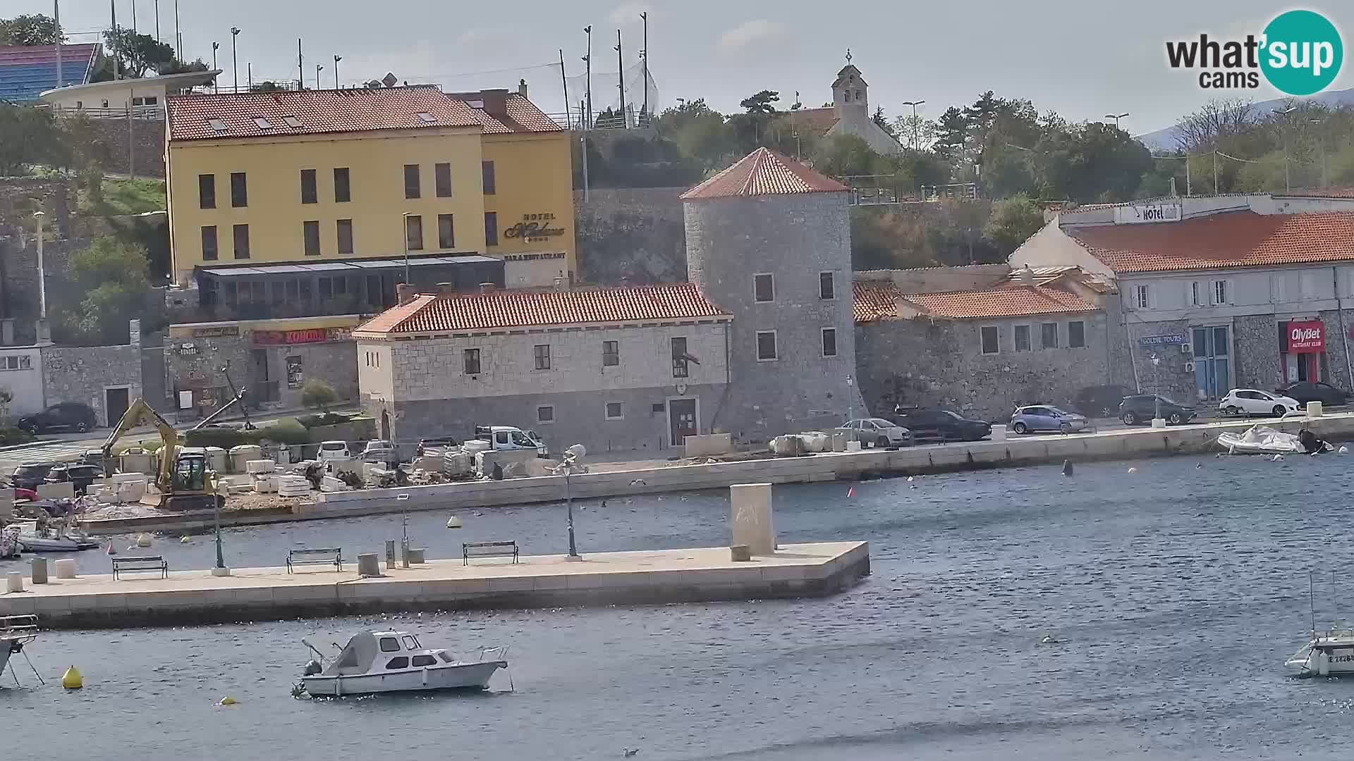 Senj Spletna kamera – pogled na obalo Senja