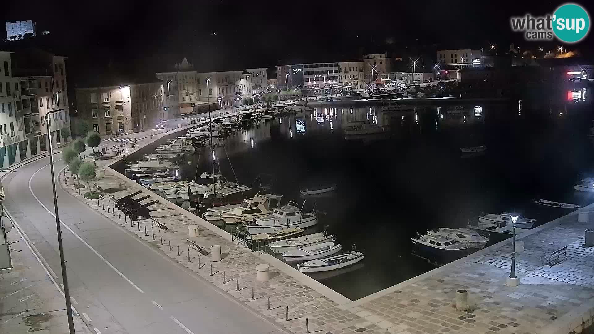 Kamera u živo Senj – Panoramski pogled na senjsku rivu