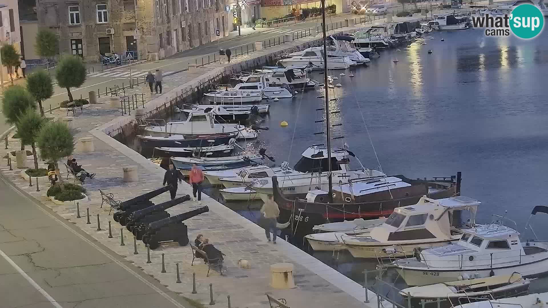 Webcam Segna – Panorama dell’lungomare di Senj