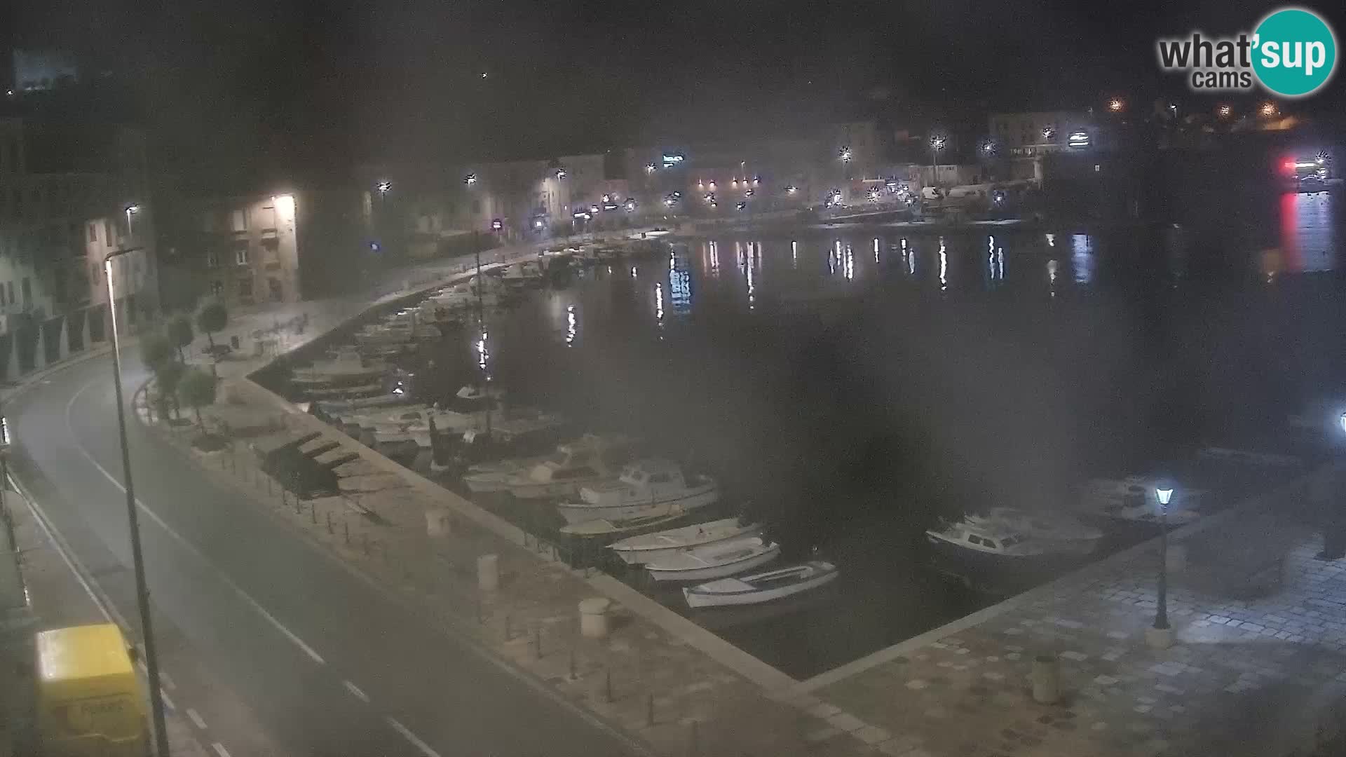 Senj camera en vivo – Vista panorámica de Senj riva