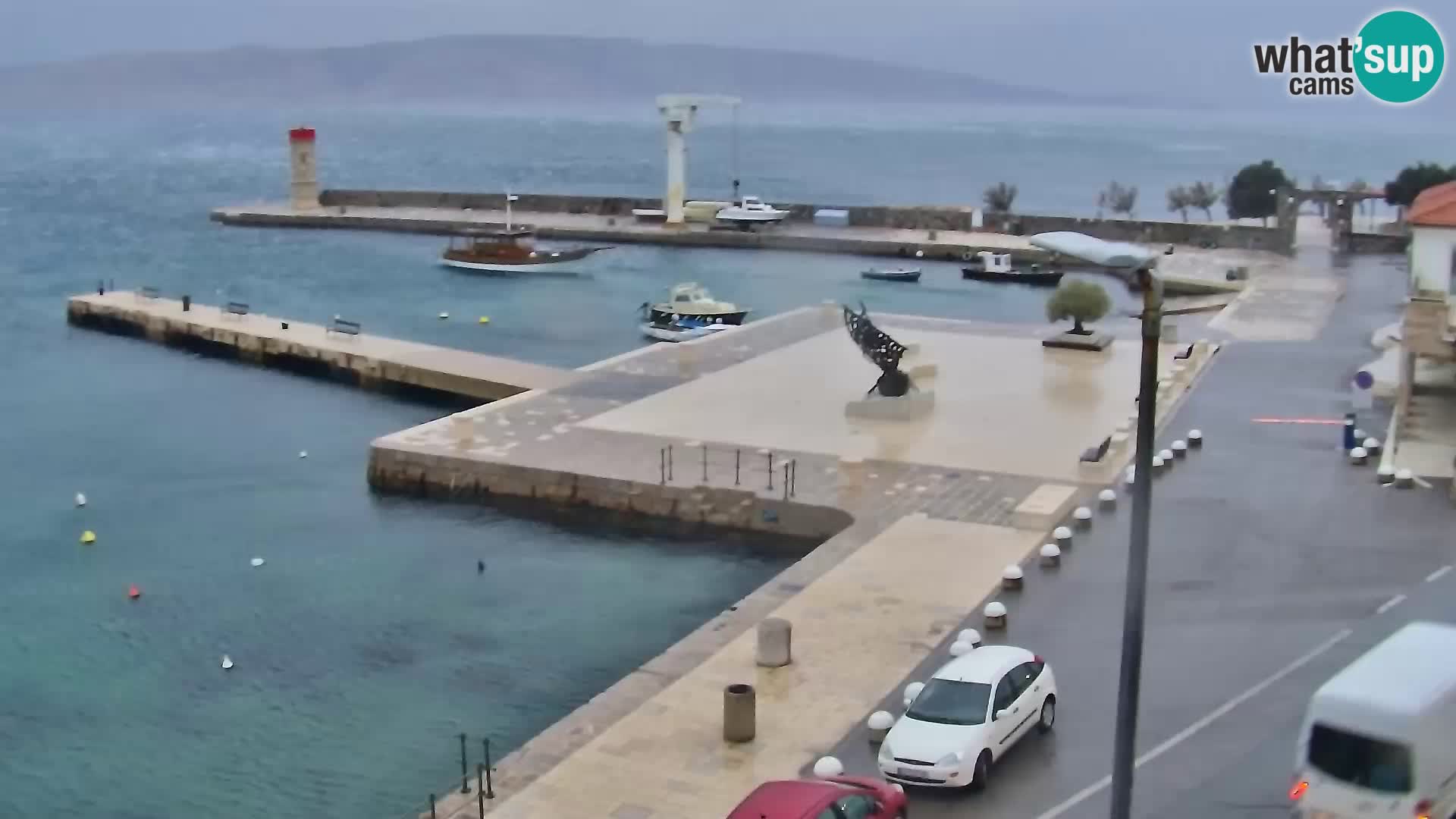 Webcam Segna – Panorama dell’lungomare di Senj