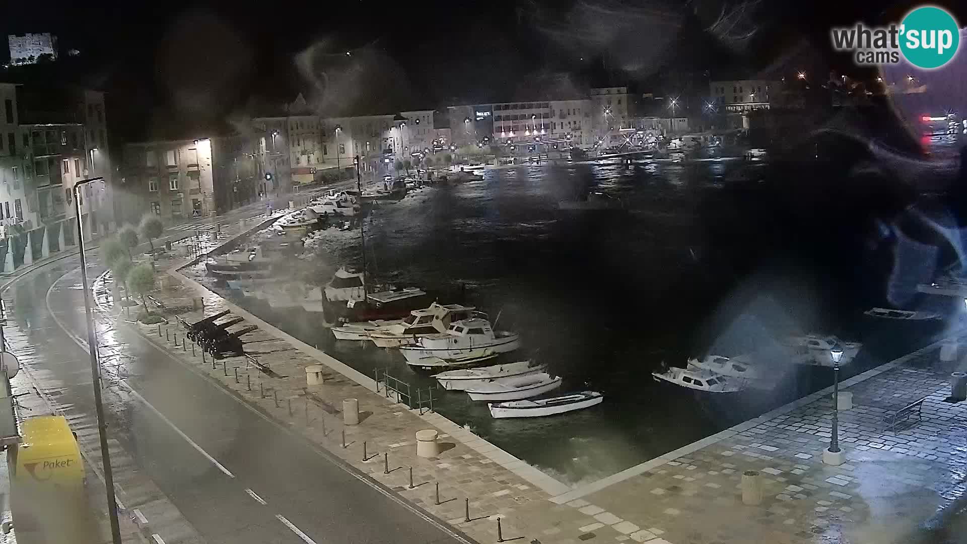 Webcam Segna – Panorama dell’lungomare di Senj