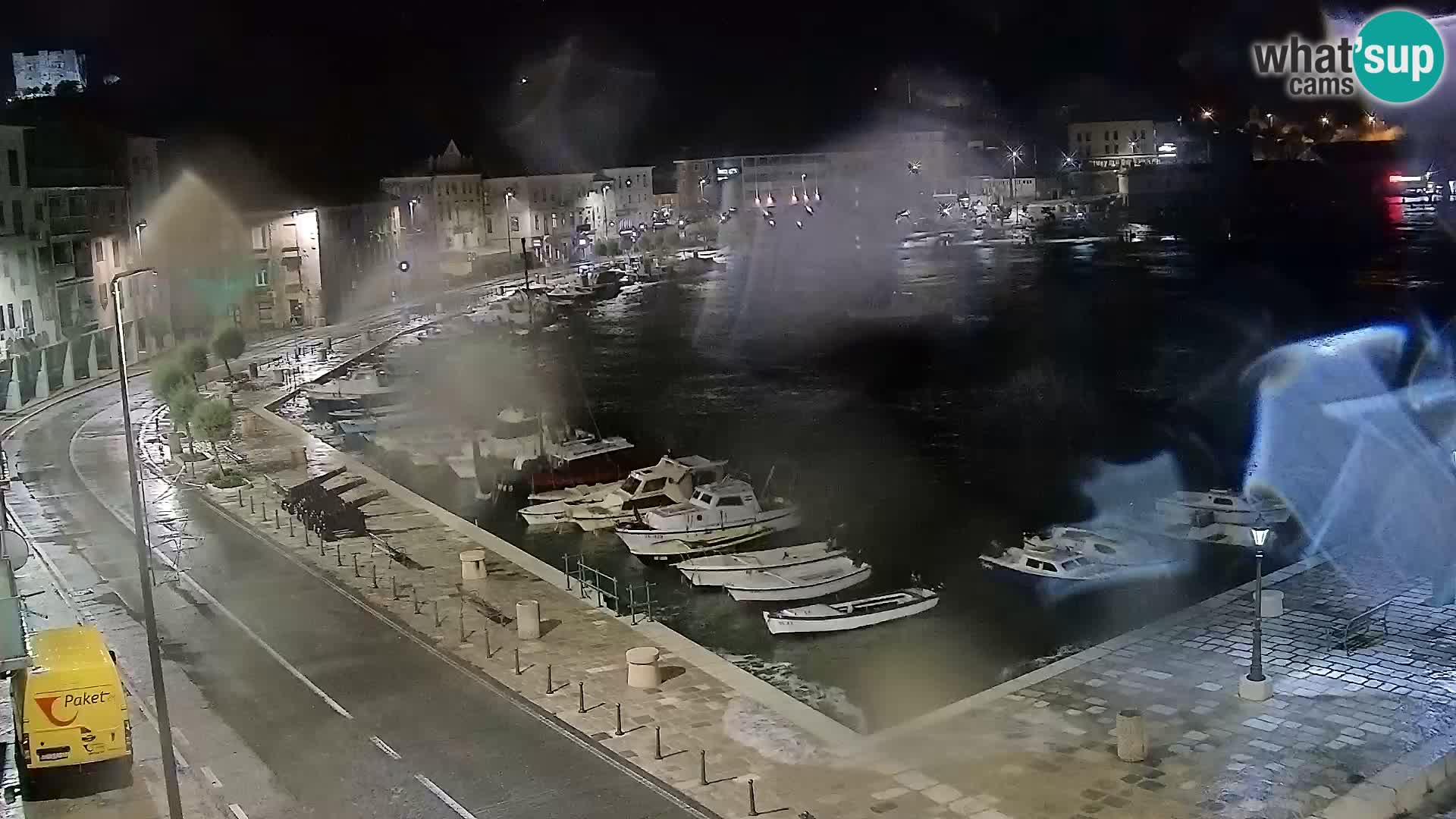 Senj camera en vivo – Vista panorámica de Senj riva