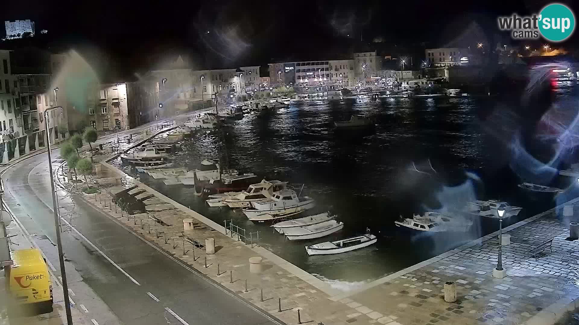 Senj camera en vivo – Vista panorámica de Senj riva