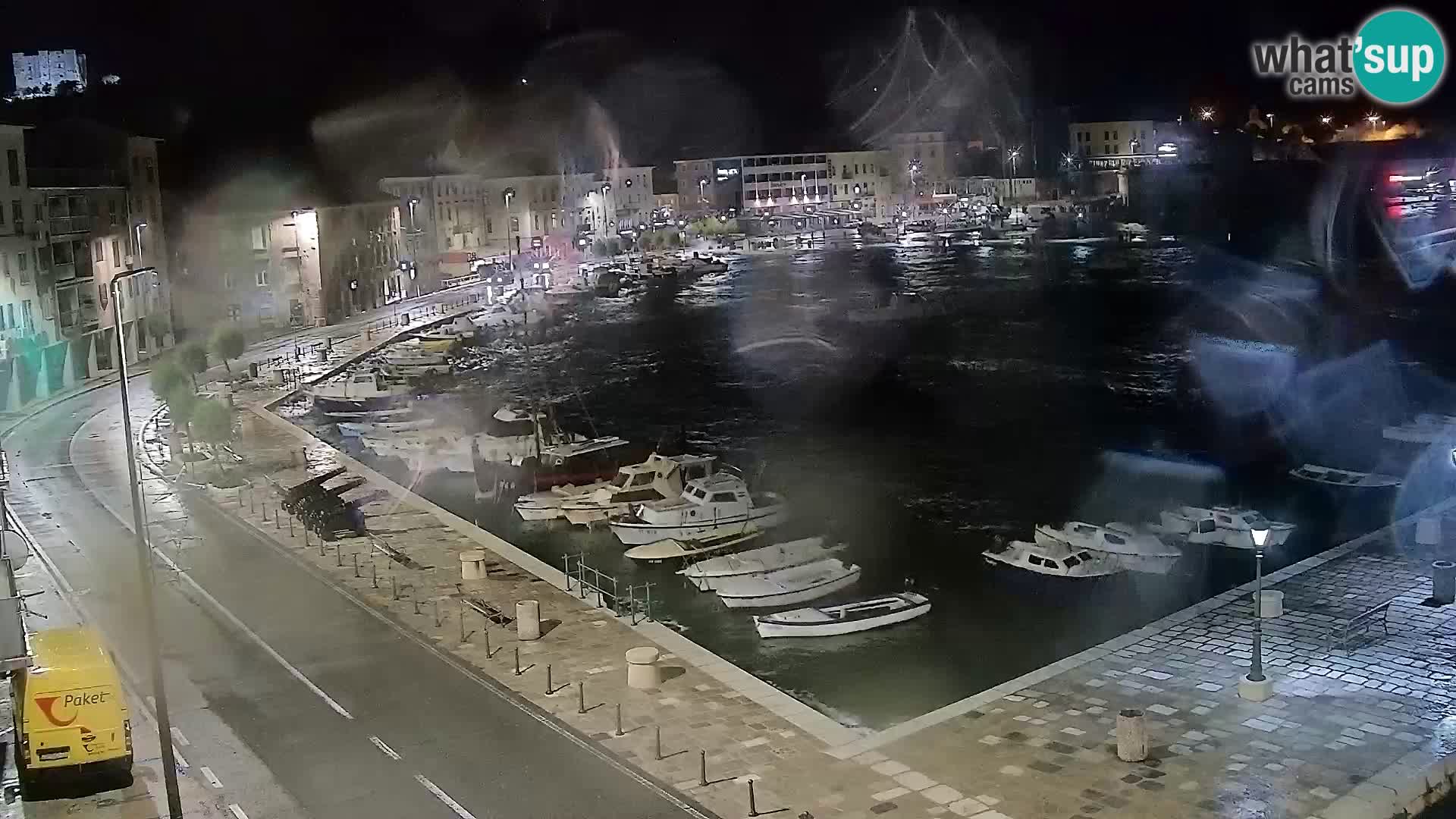 Webcam Segna – Panorama dell’lungomare di Senj