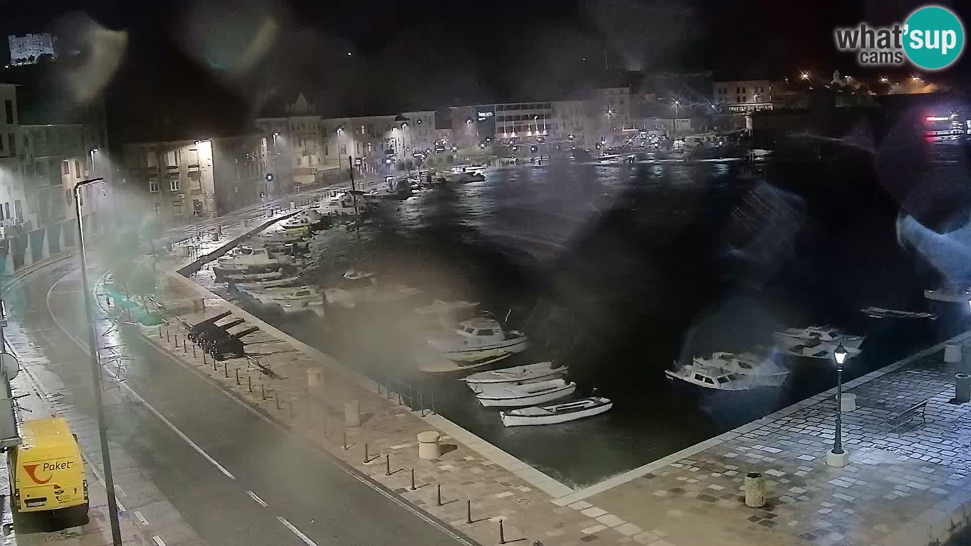 Webcam Segna – Panorama dell’lungomare di Senj