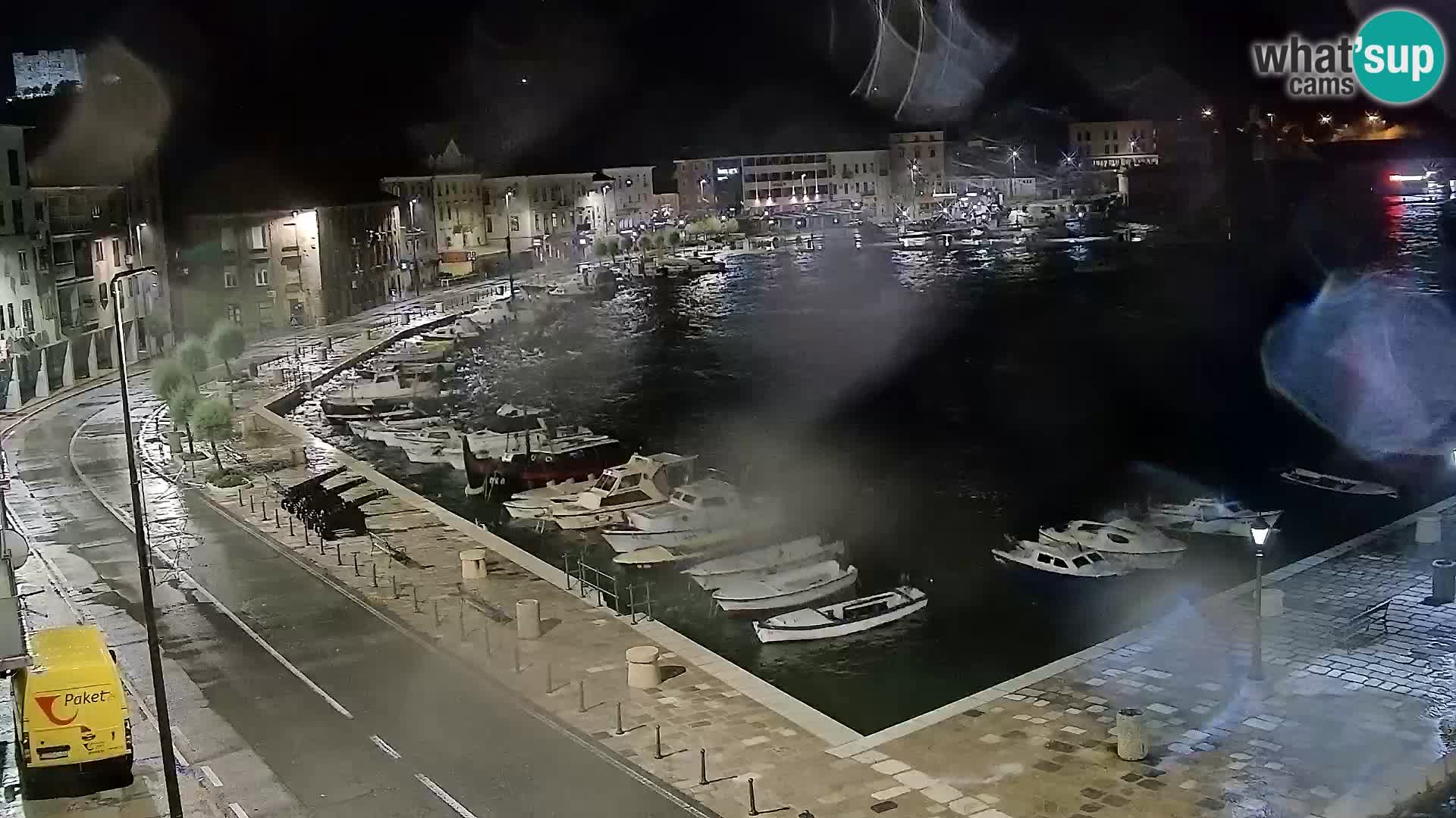 Senj camera en vivo – Vista panorámica de Senj riva