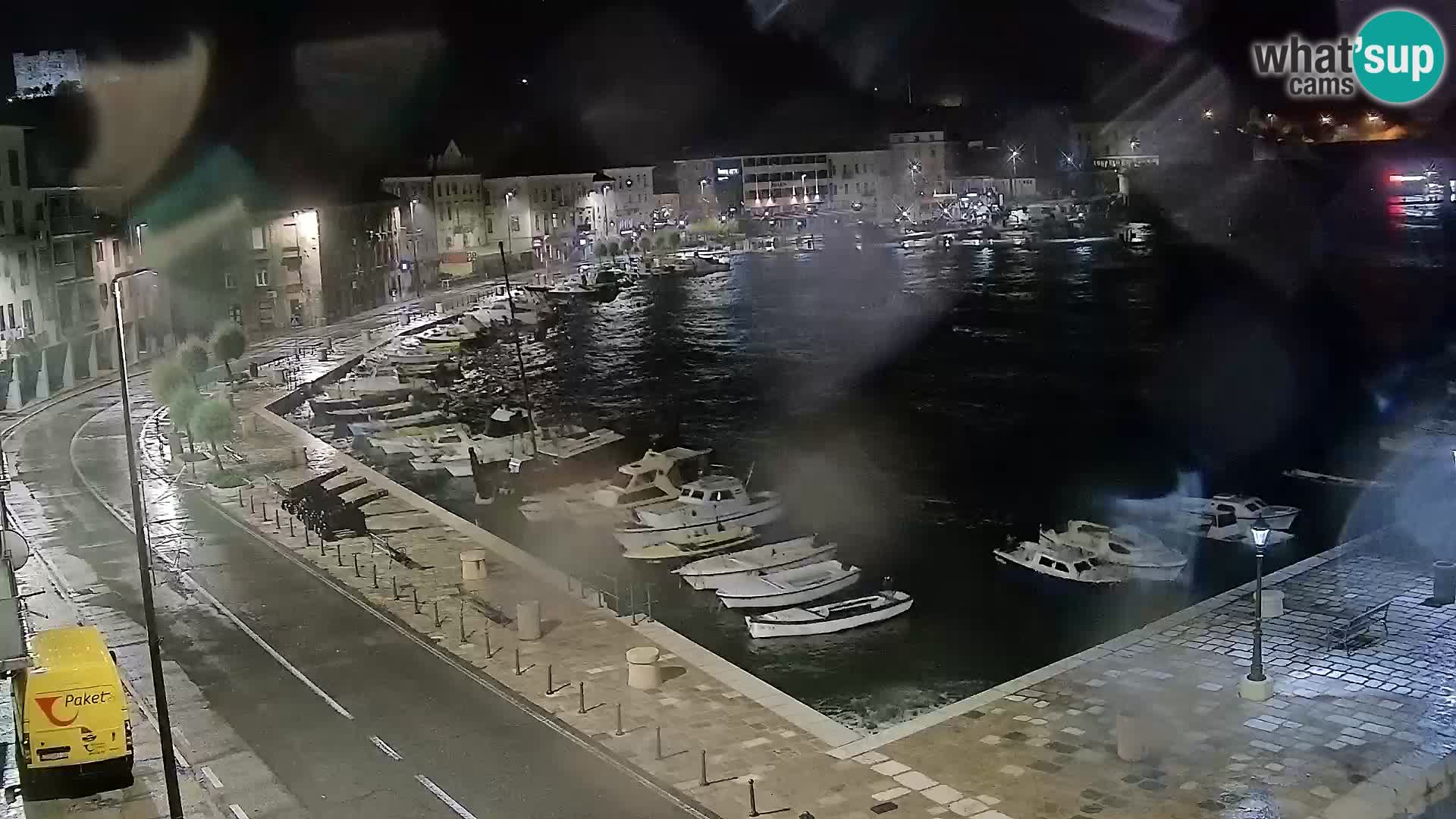 Senj camera en vivo – Vista panorámica de Senj riva