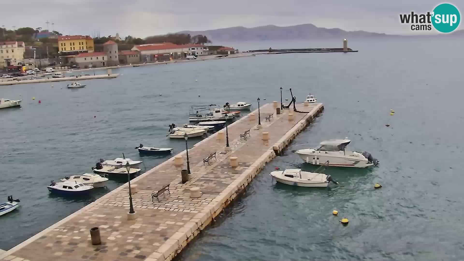 Senj camera en vivo – Vista panorámica de Senj riva