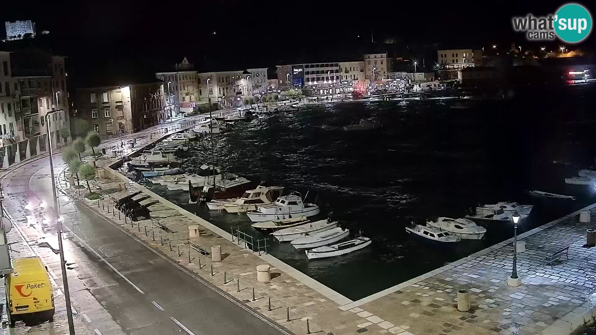 Senj camera en vivo – Vista panorámica de Senj riva