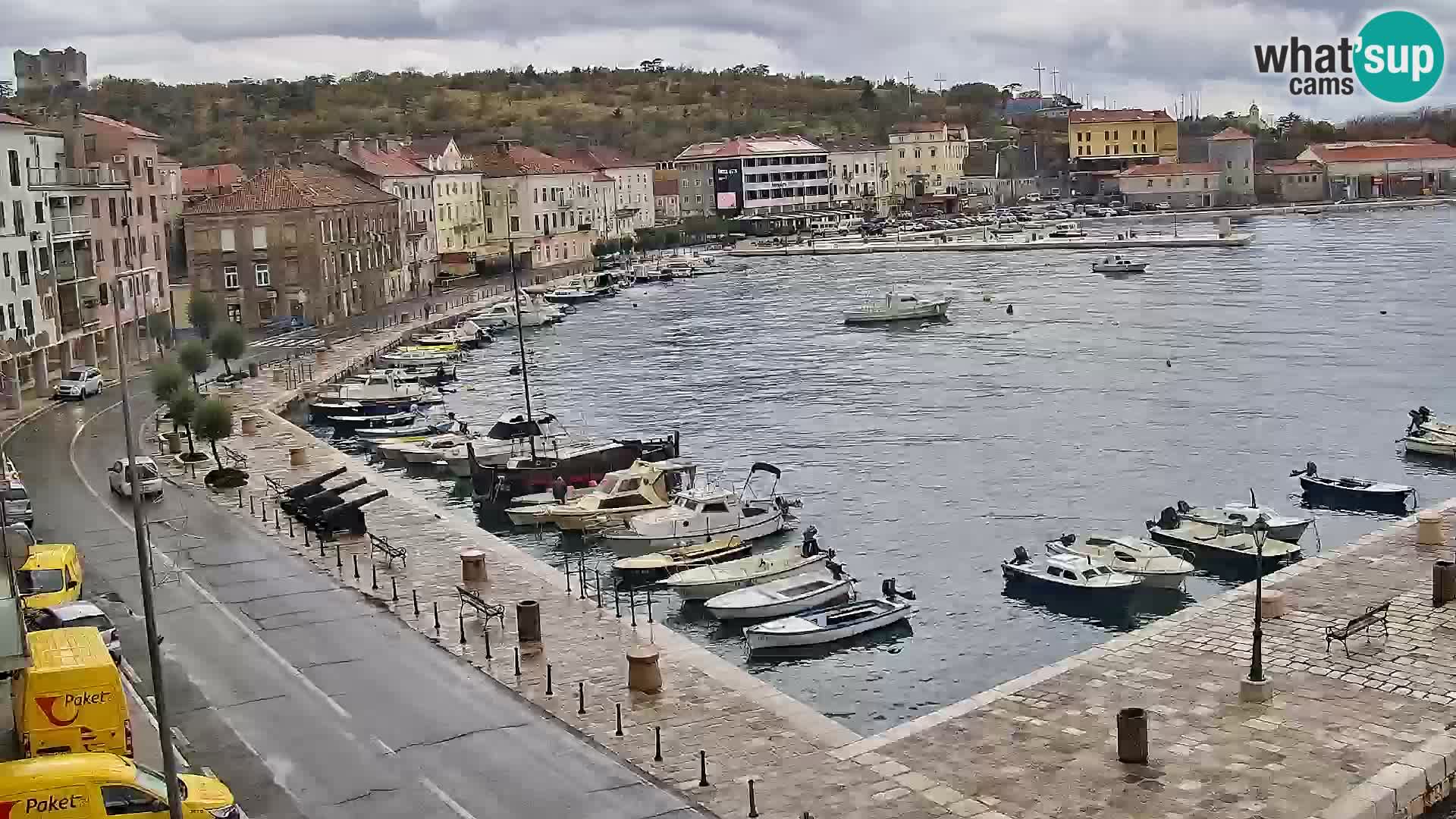 Senj camera en vivo – Vista panorámica de Senj riva