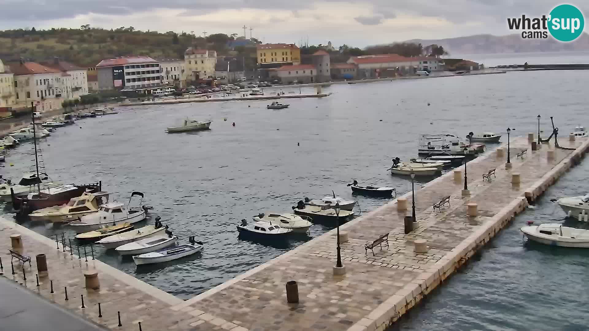 Senj camera en vivo – Vista panorámica de Senj riva