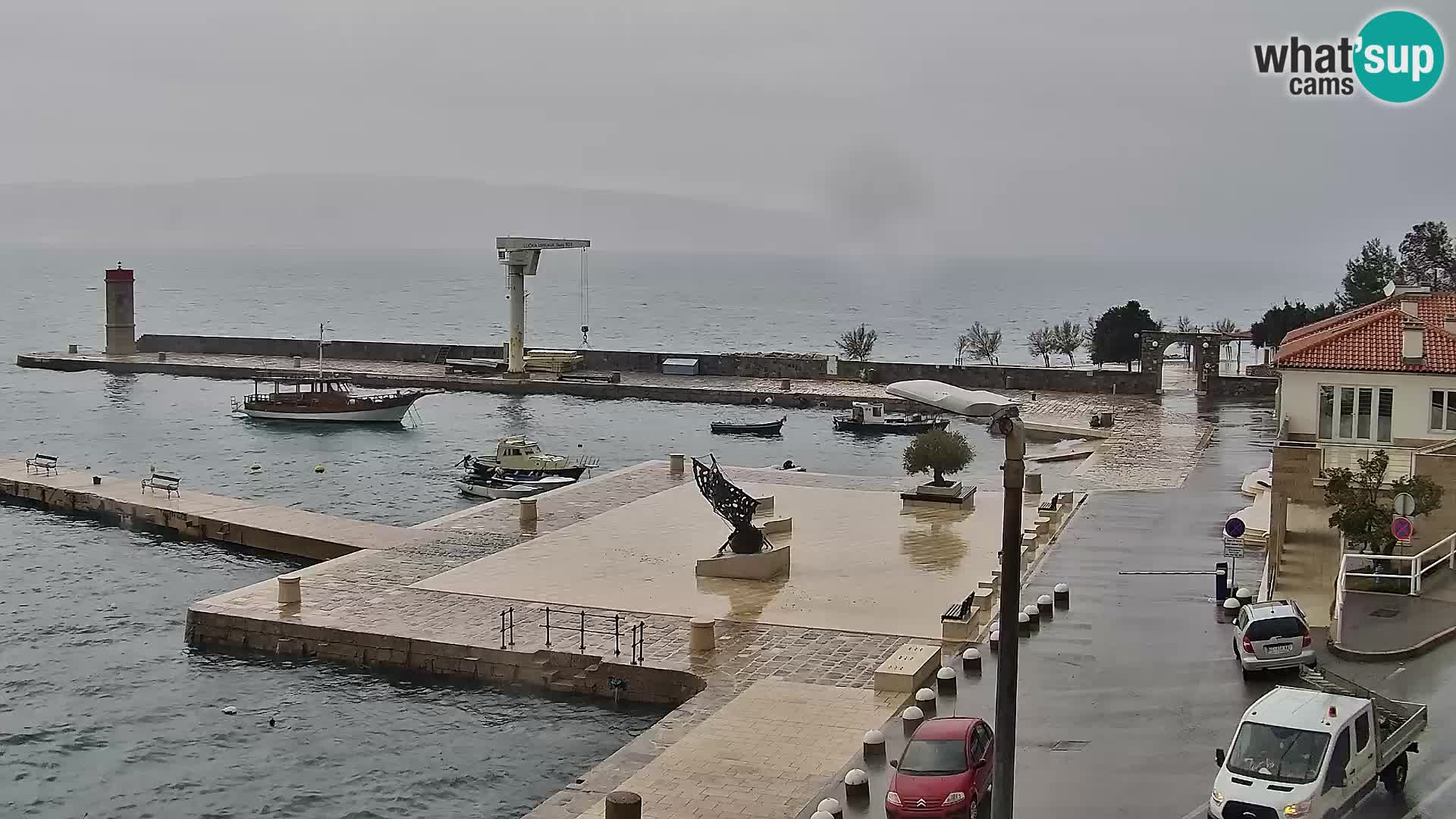 Senj camera en vivo – Vista panorámica de Senj riva