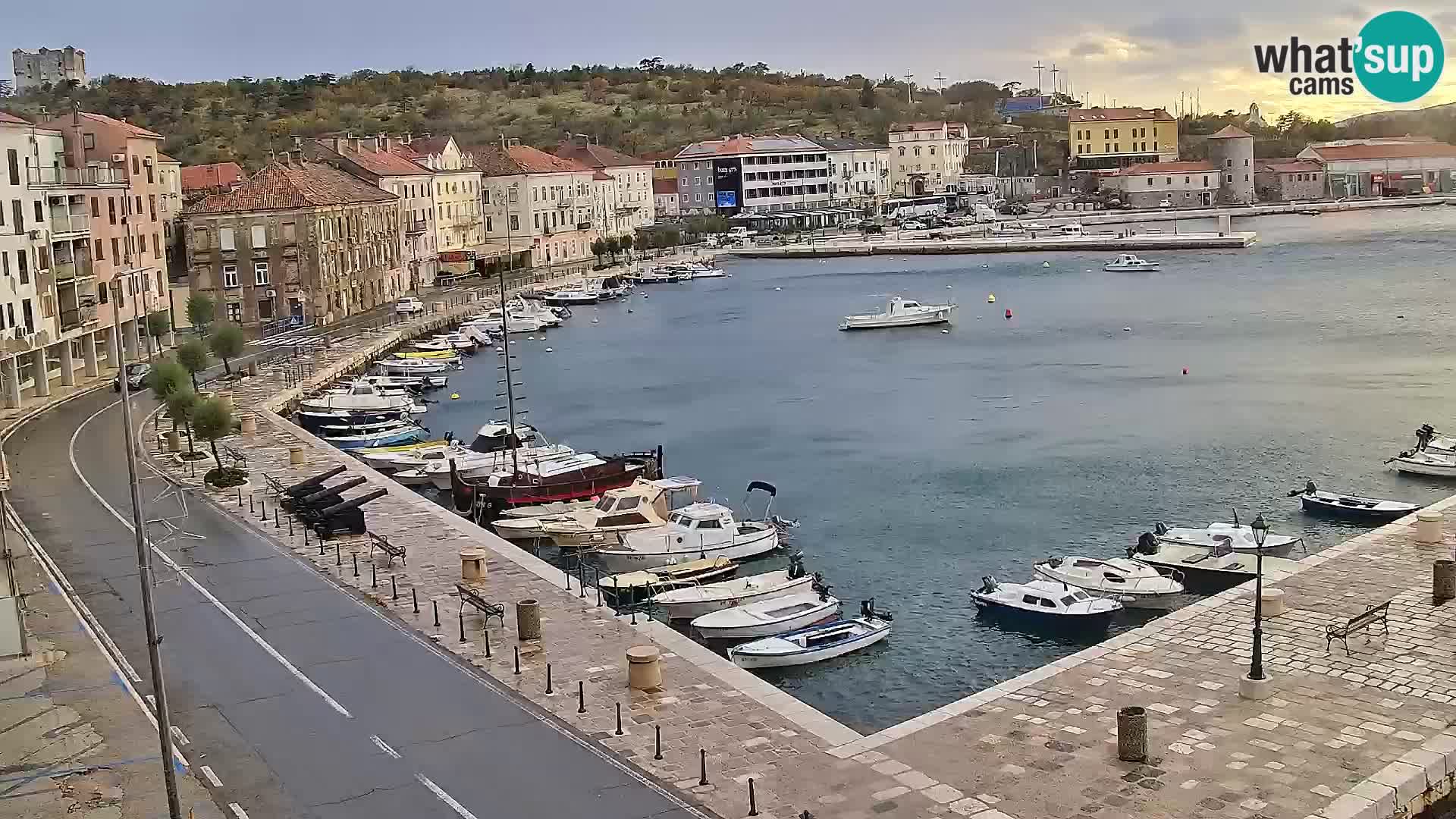 Senj camera en vivo – Vista panorámica de Senj riva