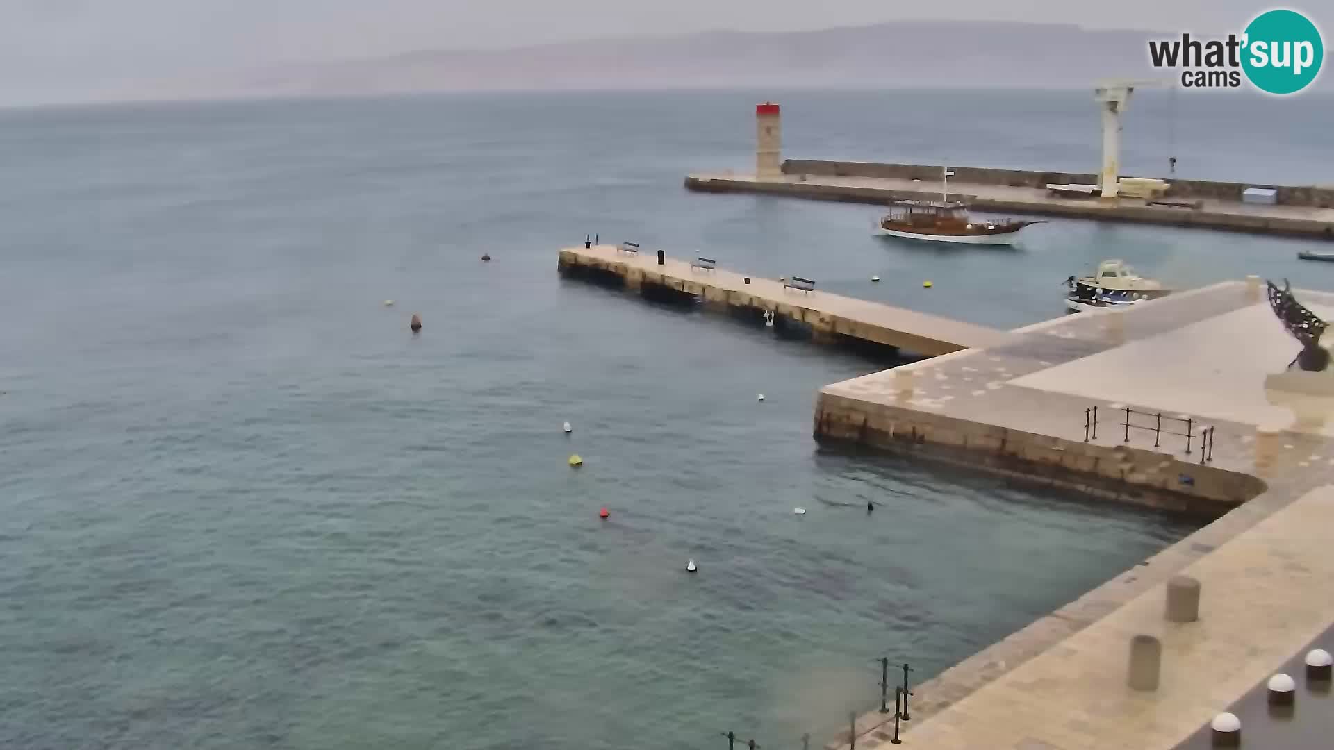 Senj camera en vivo – Vista panorámica de Senj riva