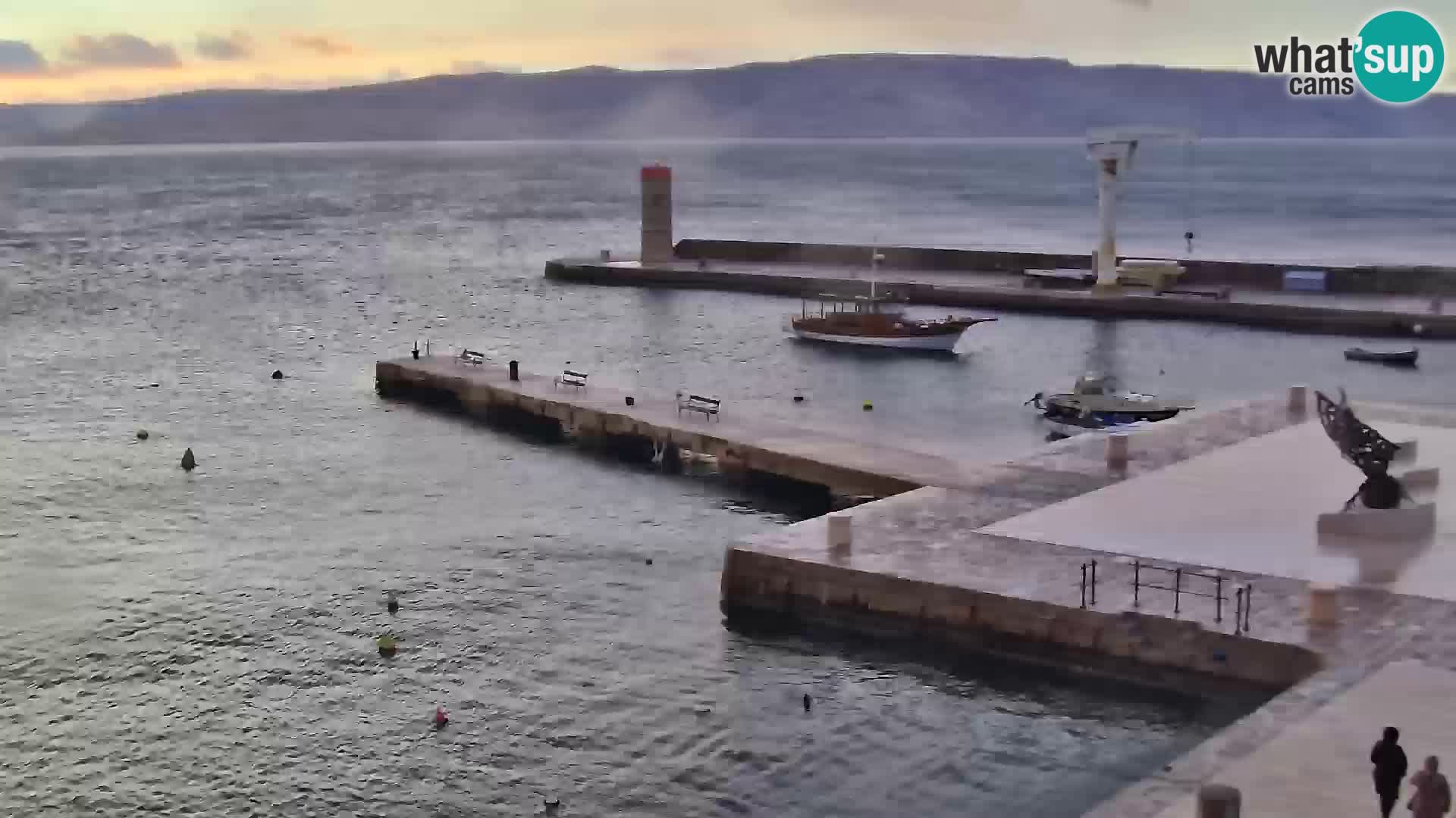 Webcam Segna – Panorama dell’lungomare di Senj