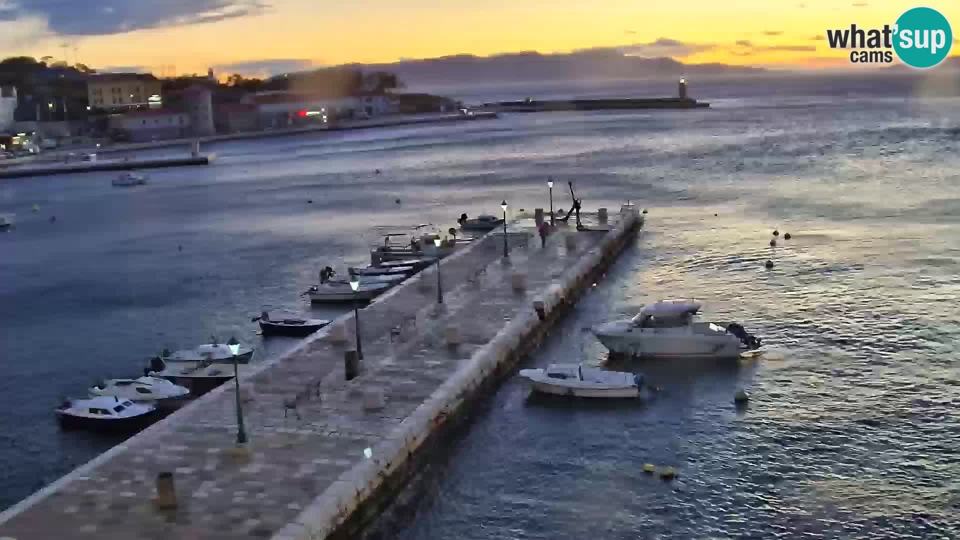 Webcam Segna – Panorama dell’lungomare di Senj