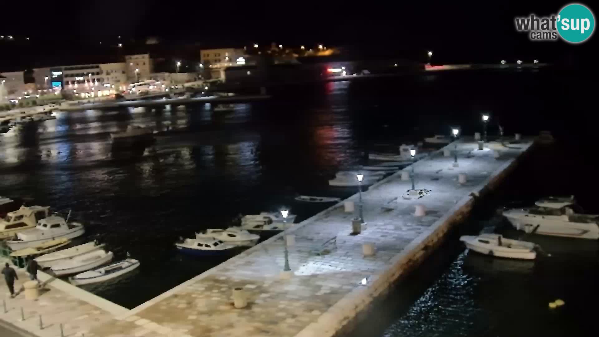 Senj camera en vivo – Vista panorámica de Senj riva