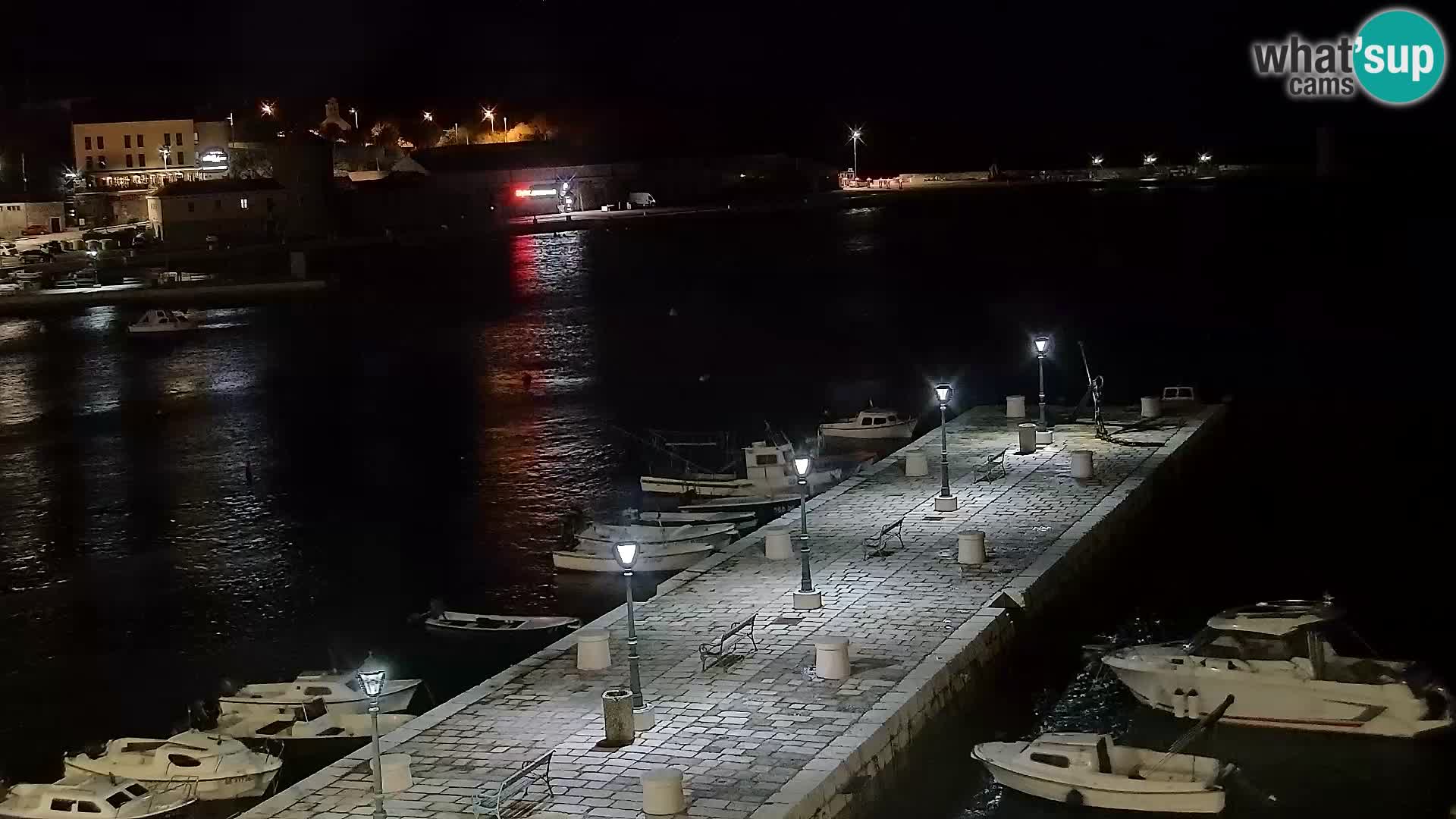 Senj camera en vivo – Vista panorámica de Senj riva