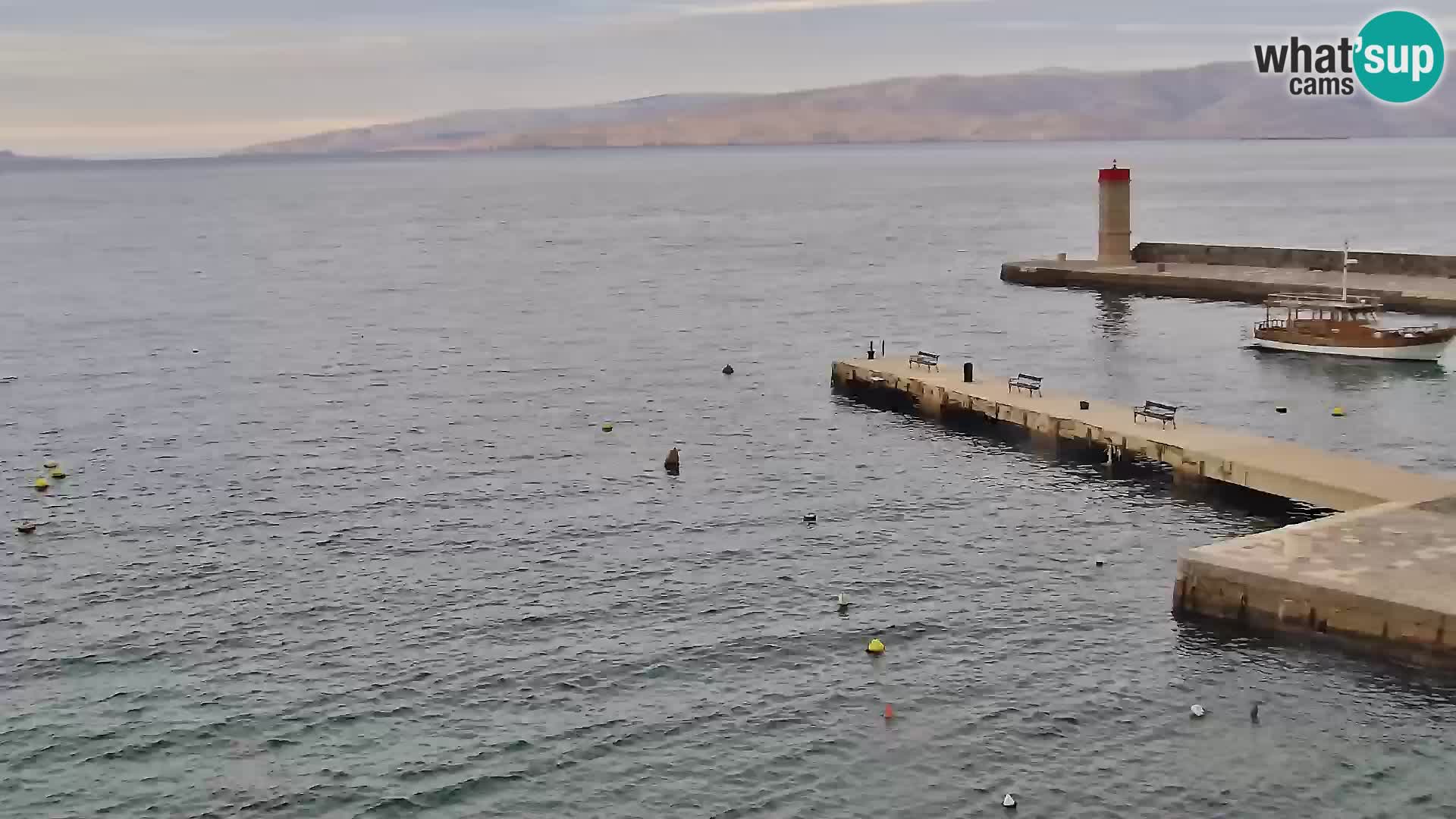 Kamera u živo Senj – Panoramski pogled na senjsku rivu