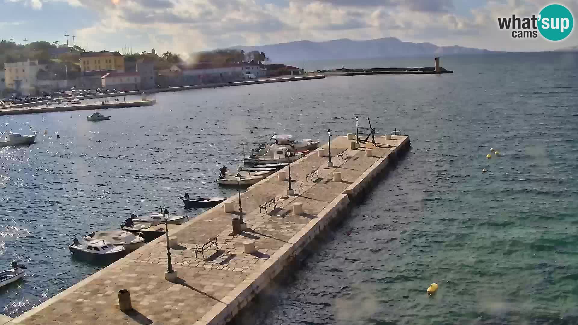 Webcam Segna – Panorama dell’lungomare di Senj