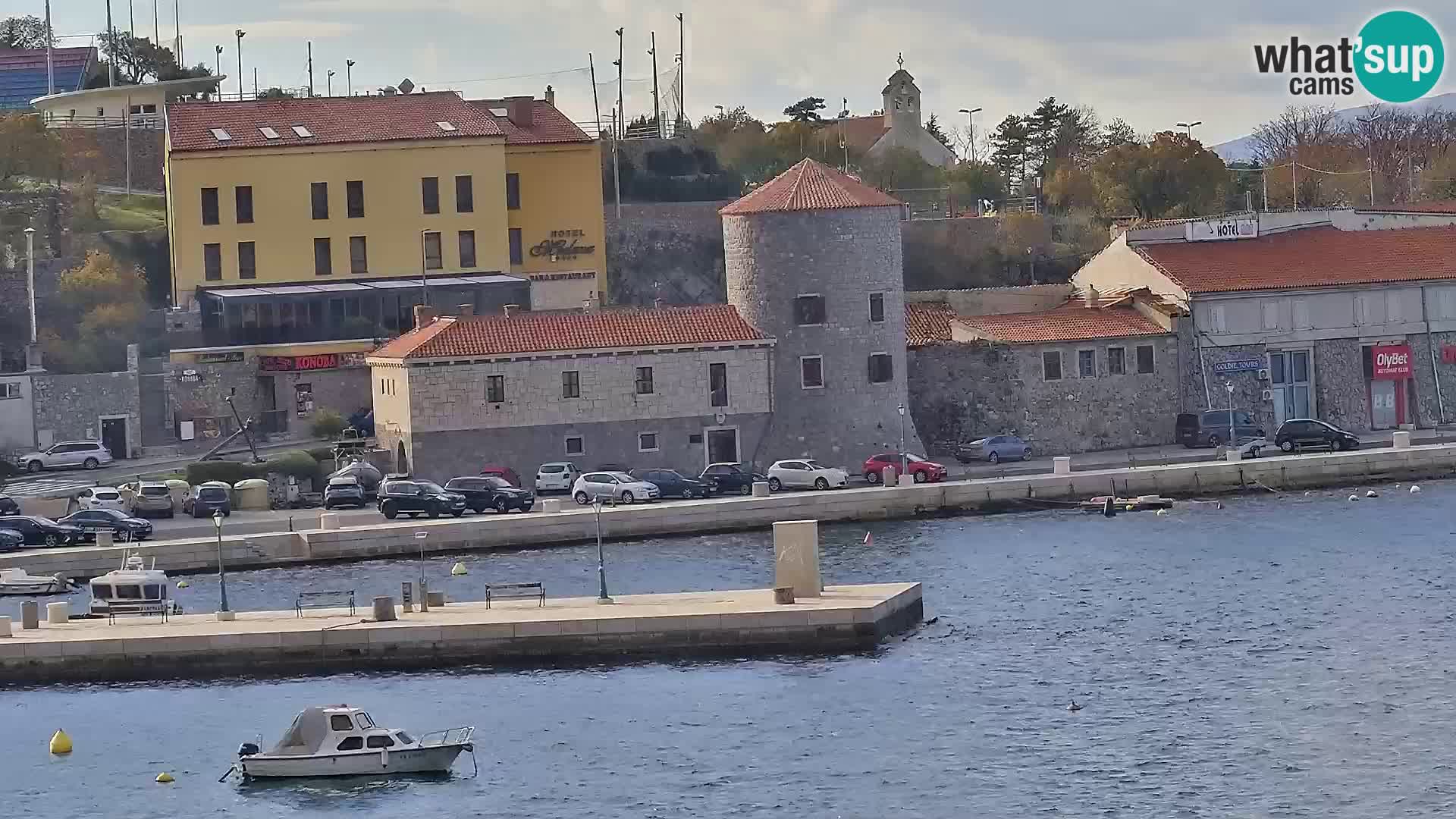 Webcam Segna – Panorama dell’lungomare di Senj