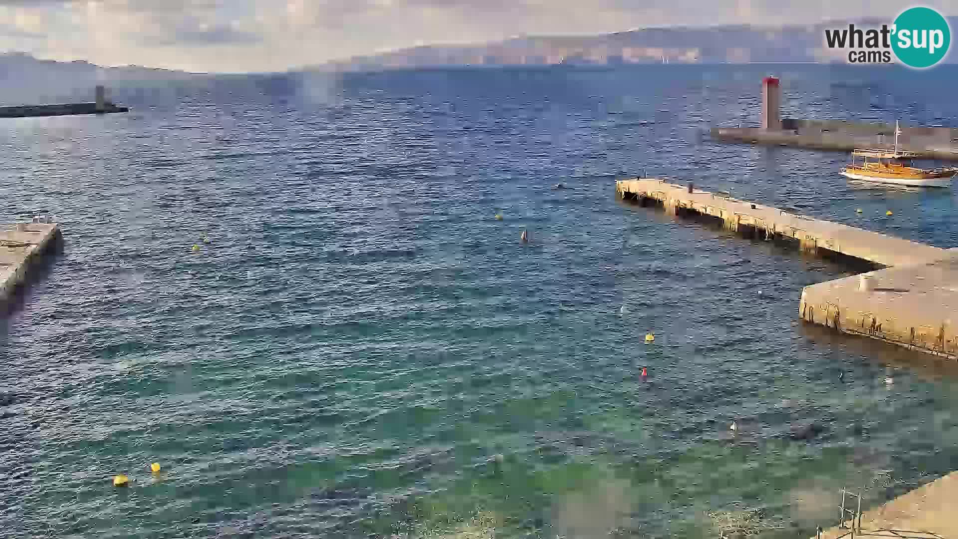 Kamera u živo Senj – Panoramski pogled na senjsku rivu