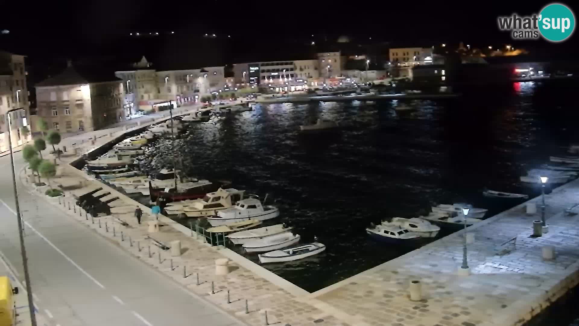 Senj camera en vivo – Vista panorámica de Senj riva