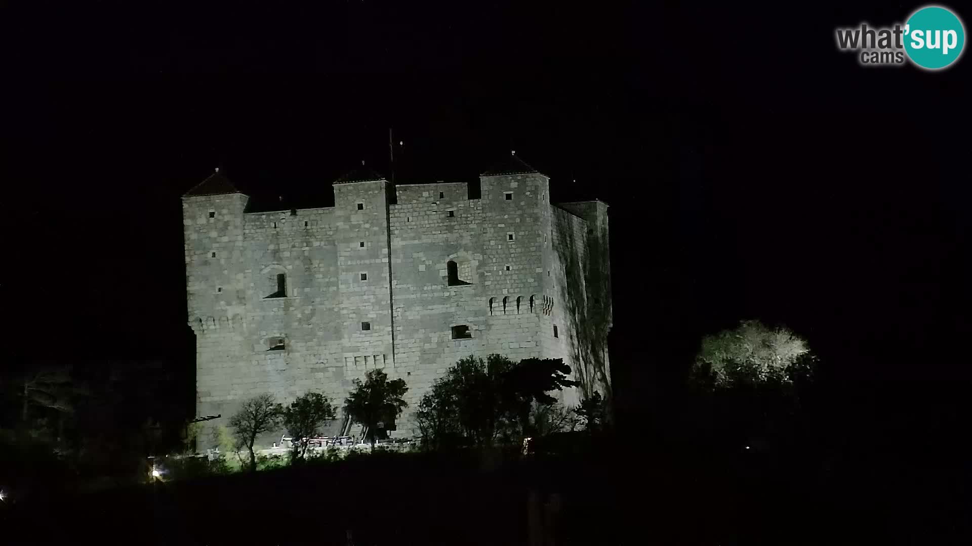 Webcam Senj – Panoramablick auf die Riva Senj