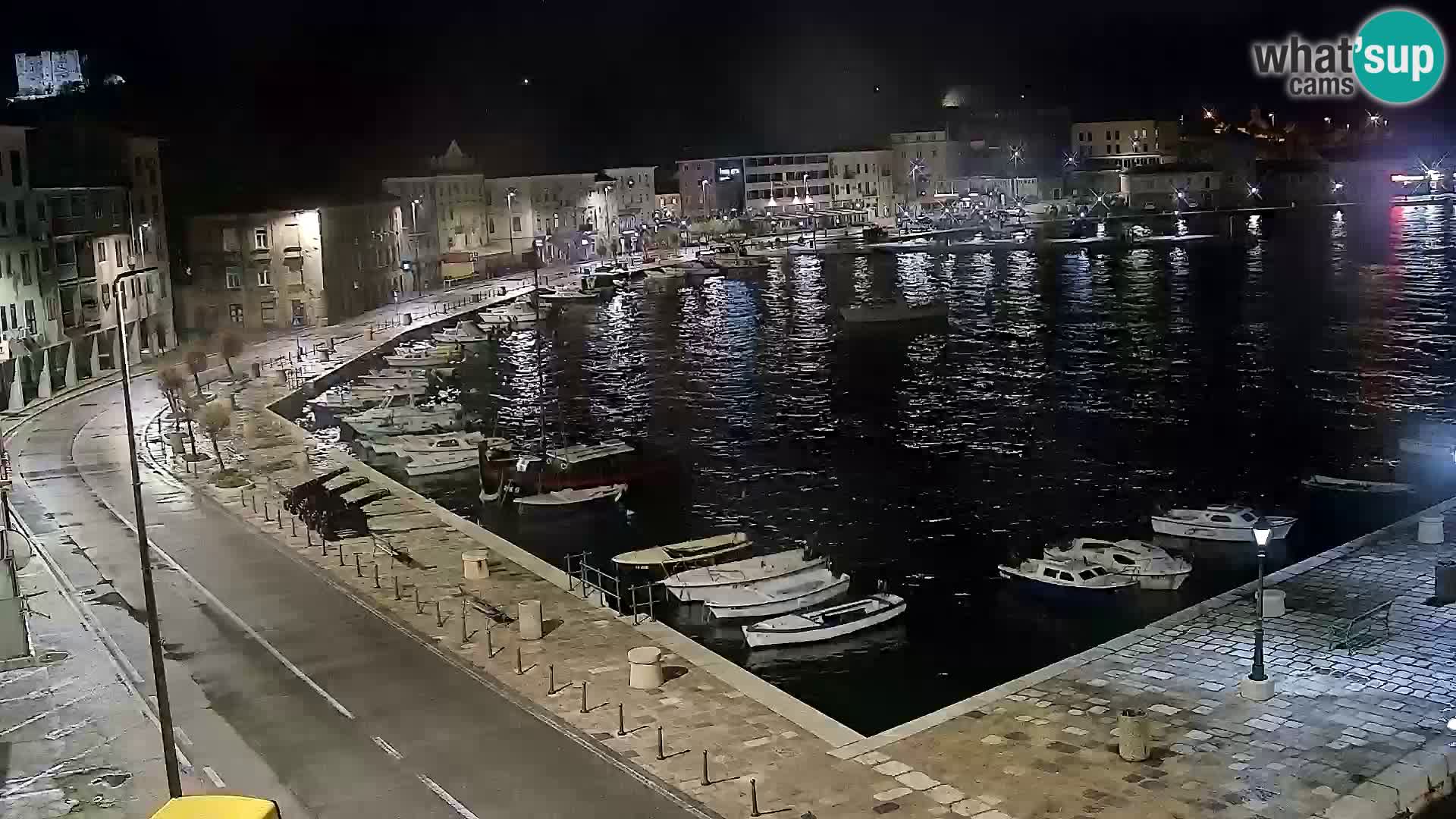 Senj camera en vivo – Vista panorámica de Senj riva