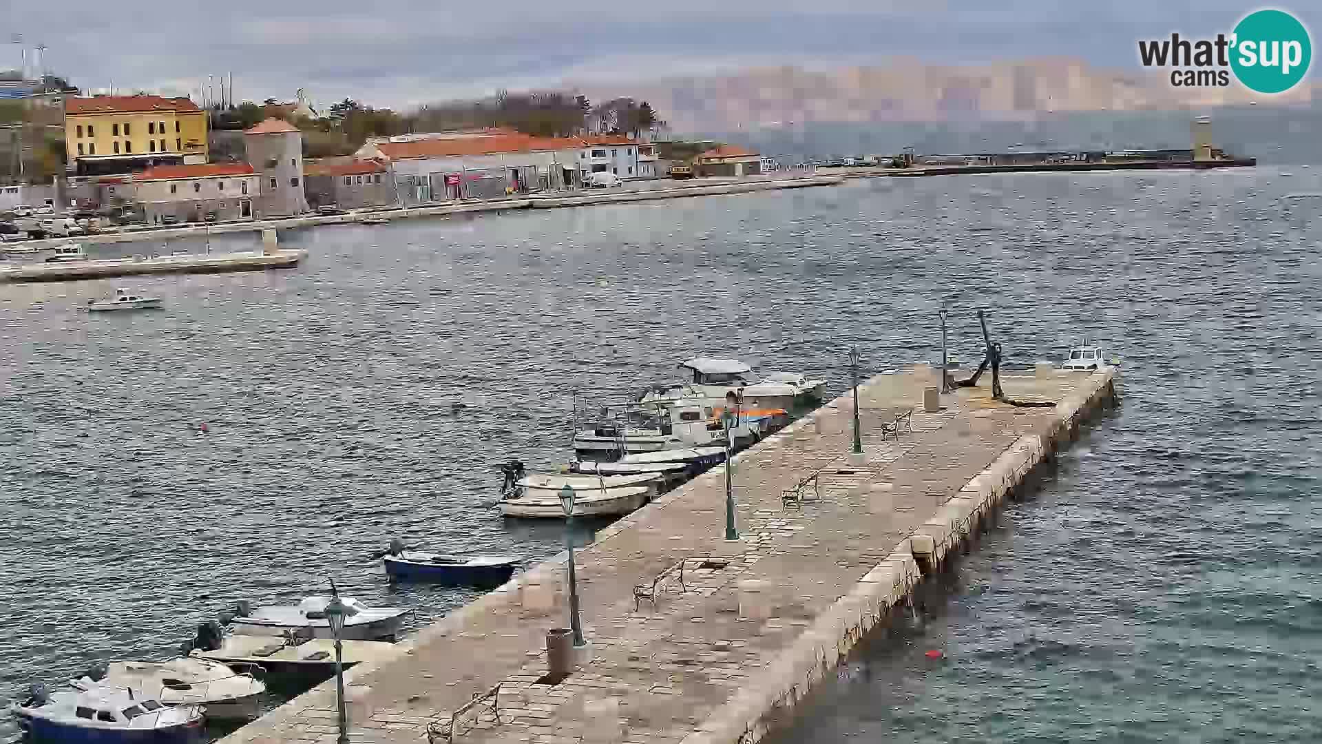 Senj camera en vivo – Vista panorámica de Senj riva