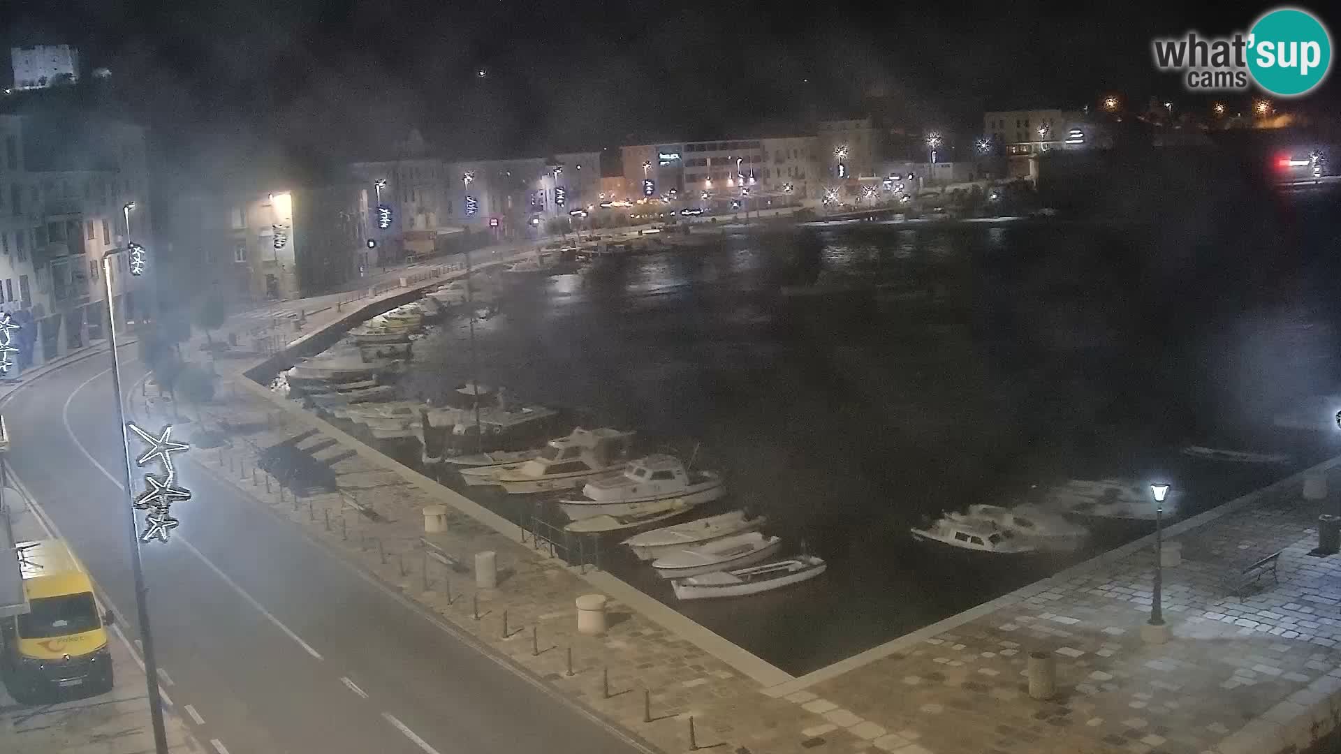 Senj camera en vivo – Vista panorámica de Senj riva