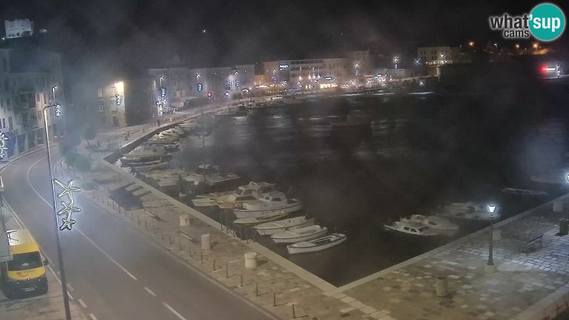 Webcam Segna – Panorama dell’lungomare di Senj