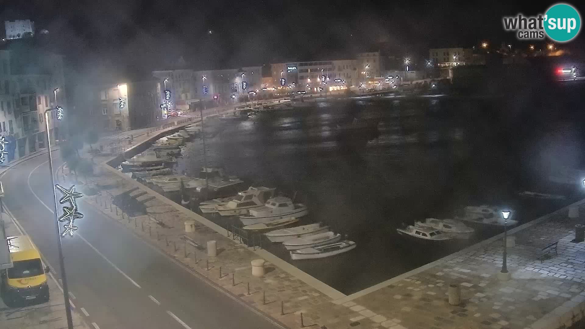 Webcam Segna – Panorama dell’lungomare di Senj