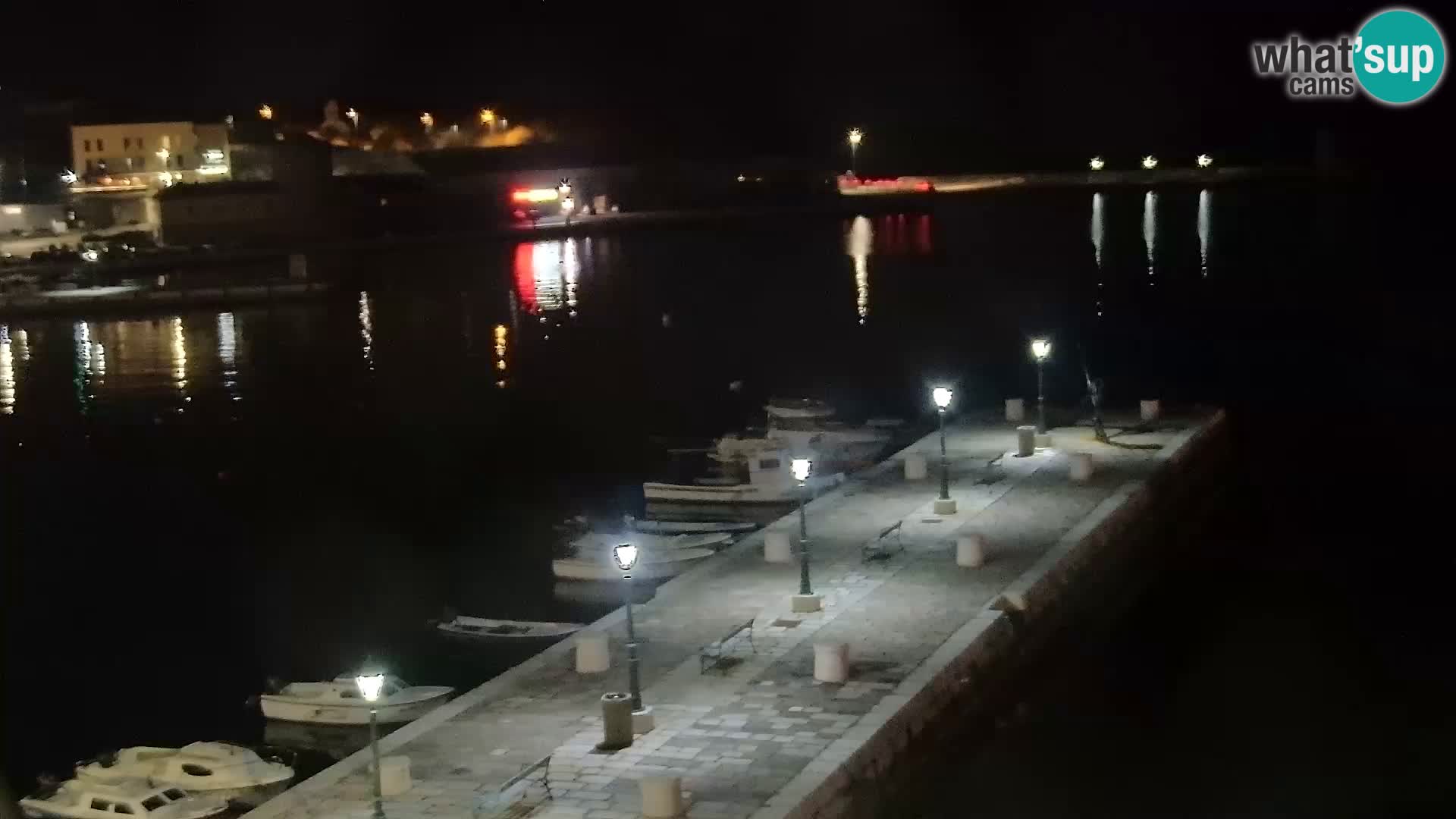 Senj camera en vivo – Vista panorámica de Senj riva