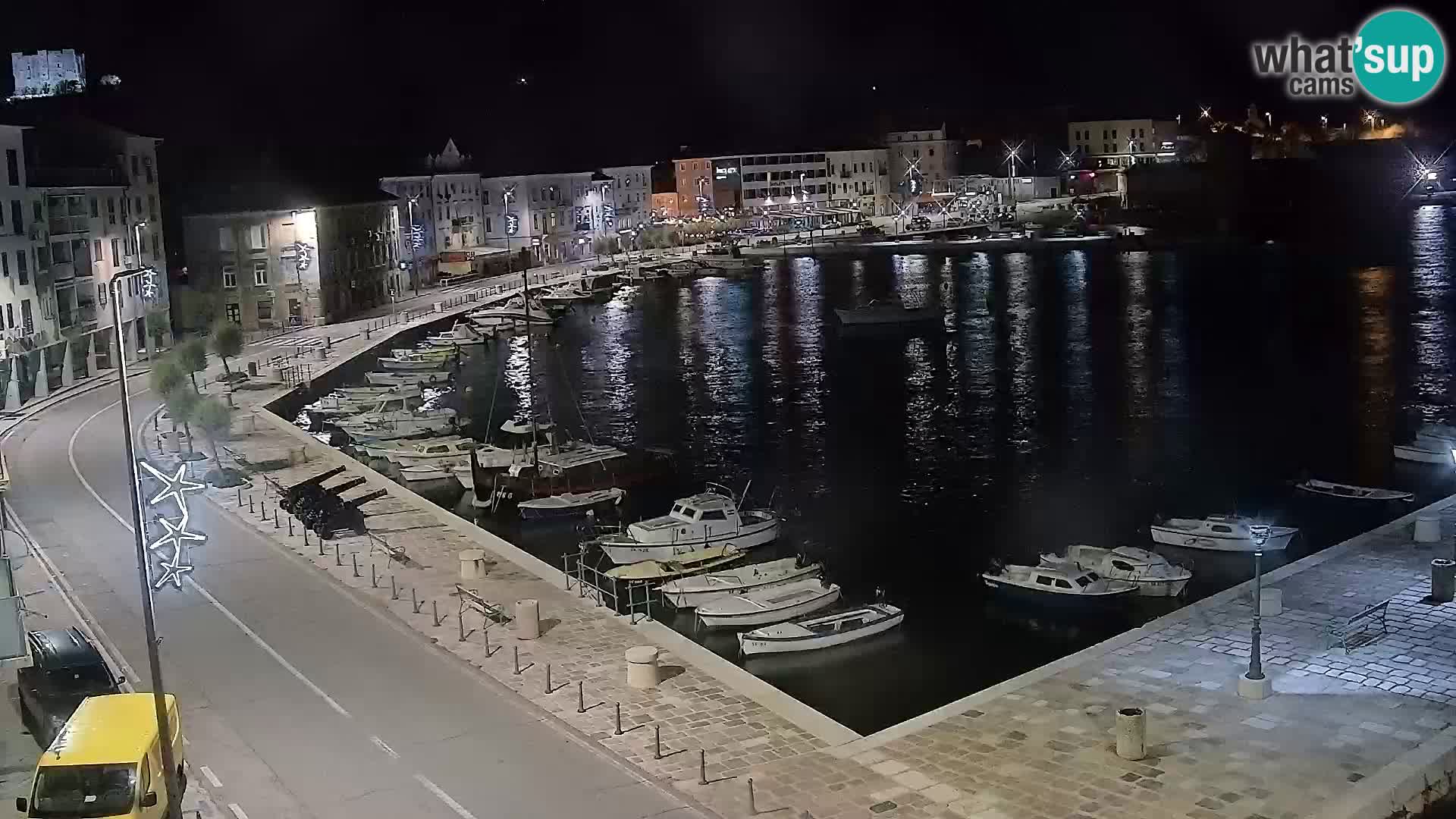 Senj Webcam – Panoramic view of Senj riva