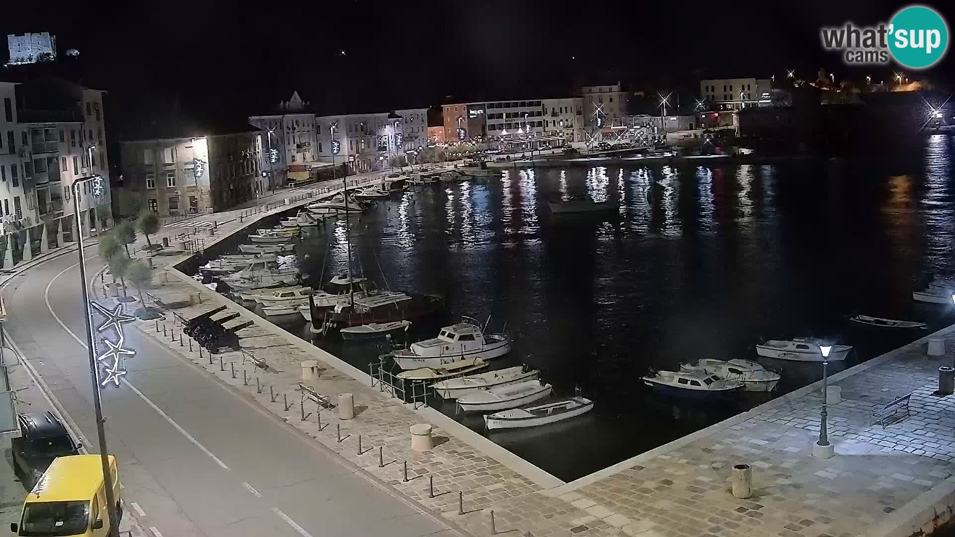 Senj Webcam – Panoramic view of Senj riva