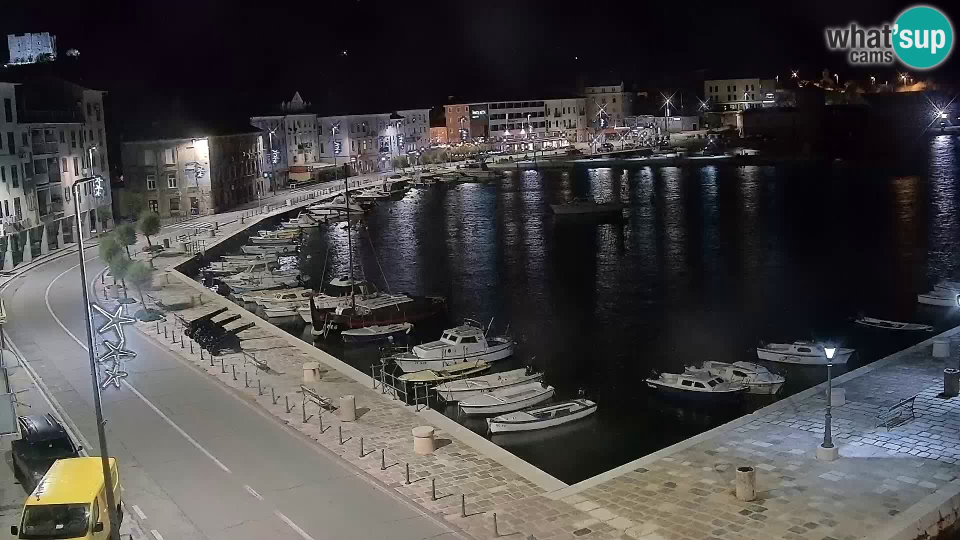 Senj camera en vivo – Vista panorámica de Senj riva