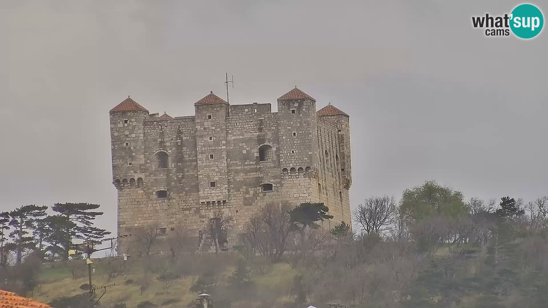 Webcam Senj – Panoramablick auf die Riva Senj