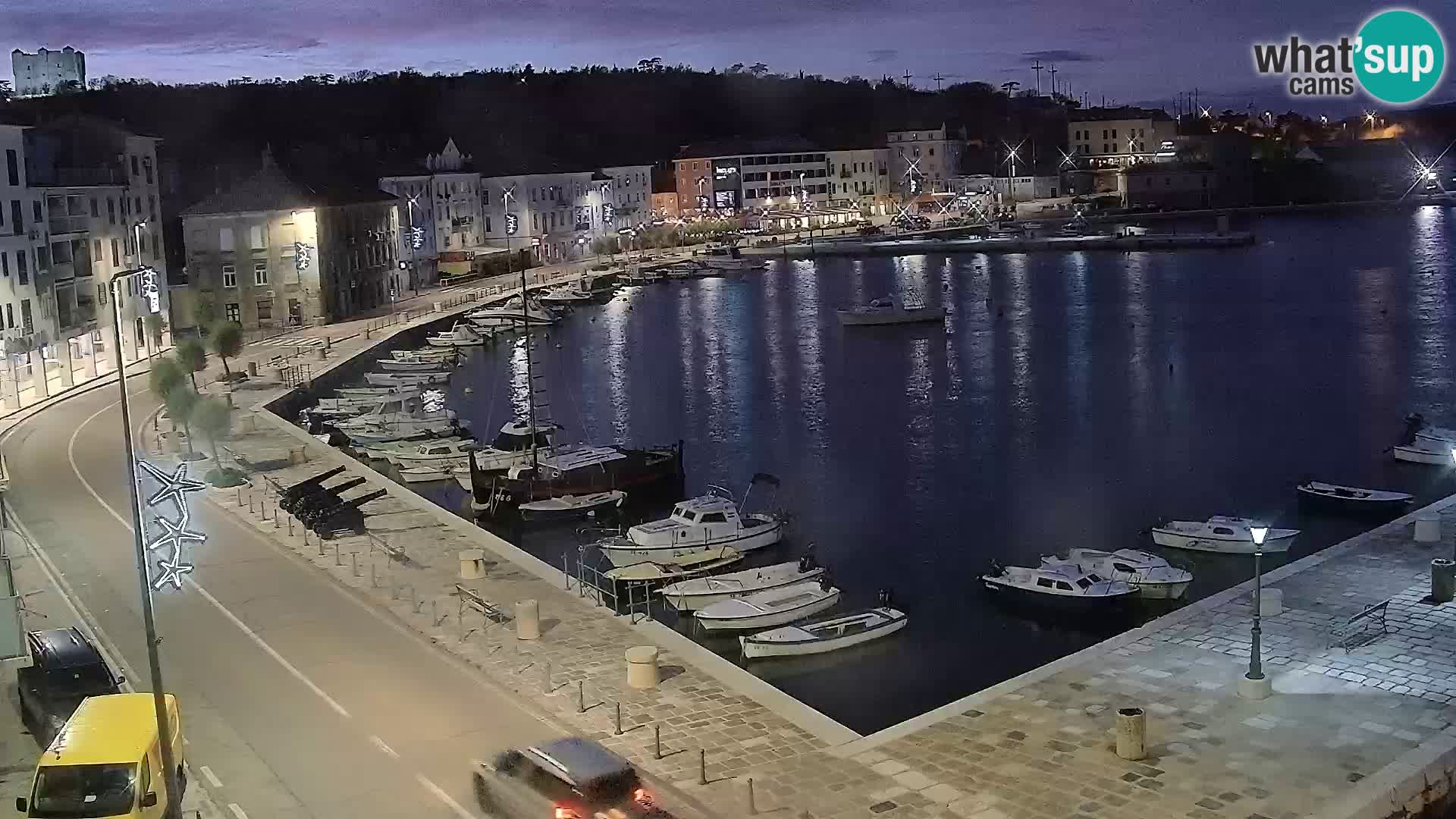 Senj camera en vivo – Vista panorámica de Senj riva