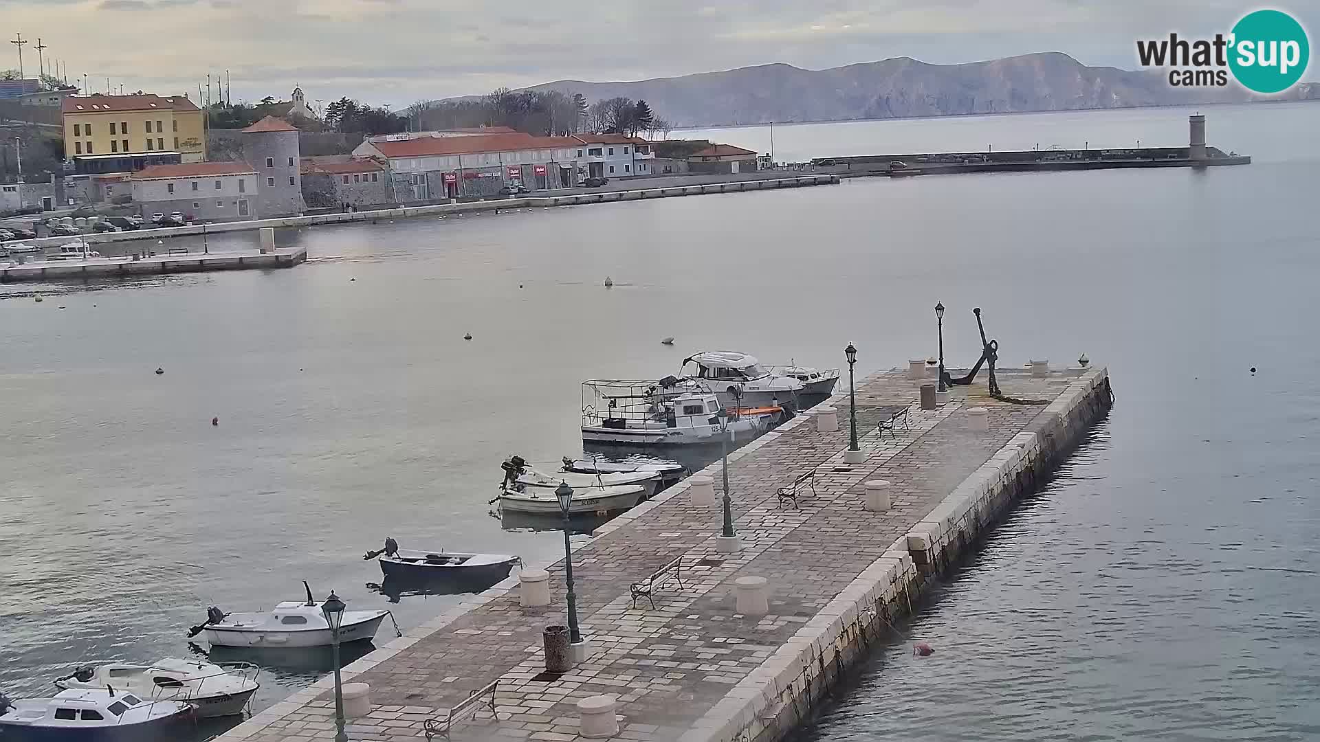 Senj Webcam – Panoramic view of Senj riva