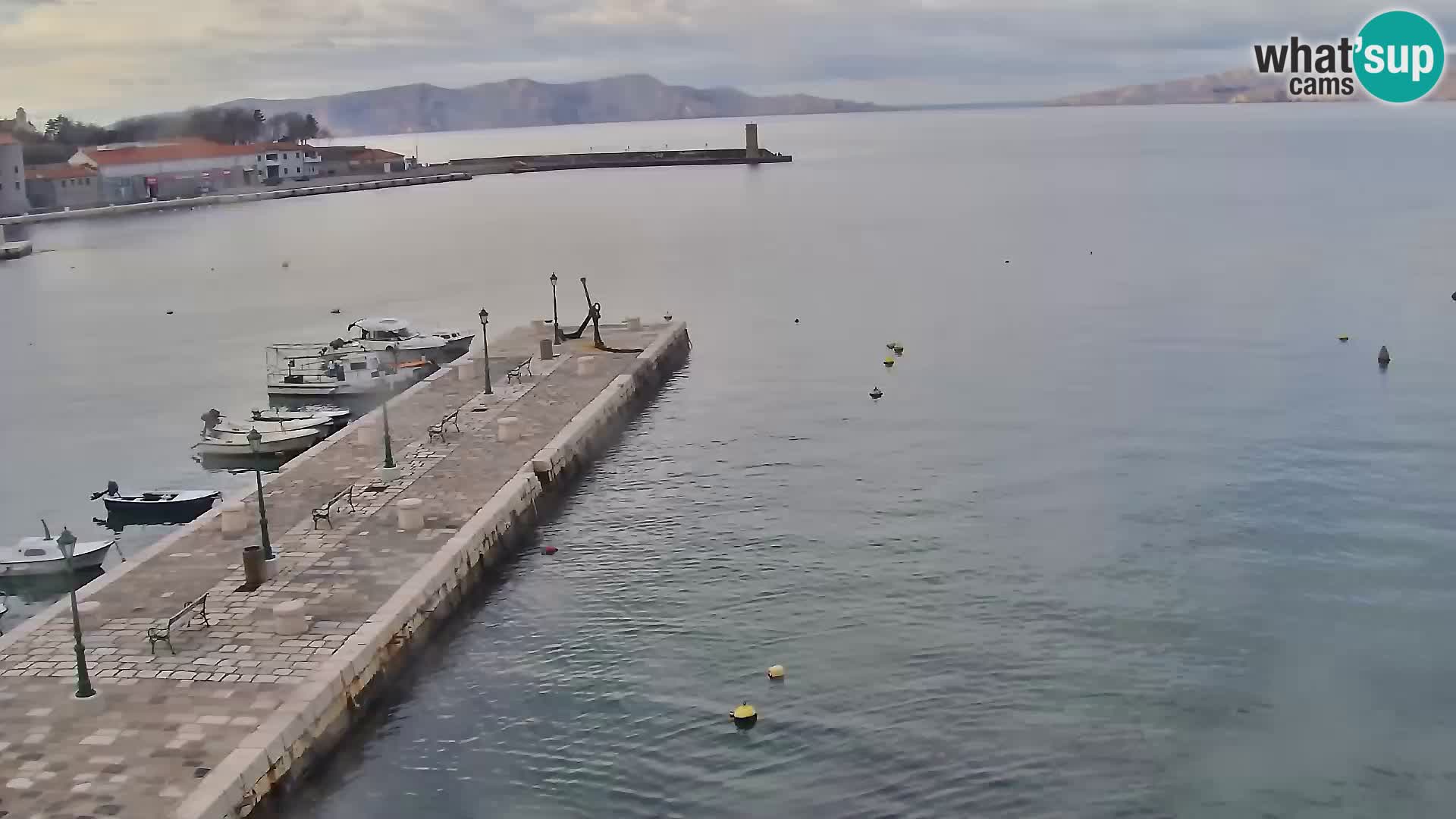 Senj Webcam – Panoramic view of Senj riva