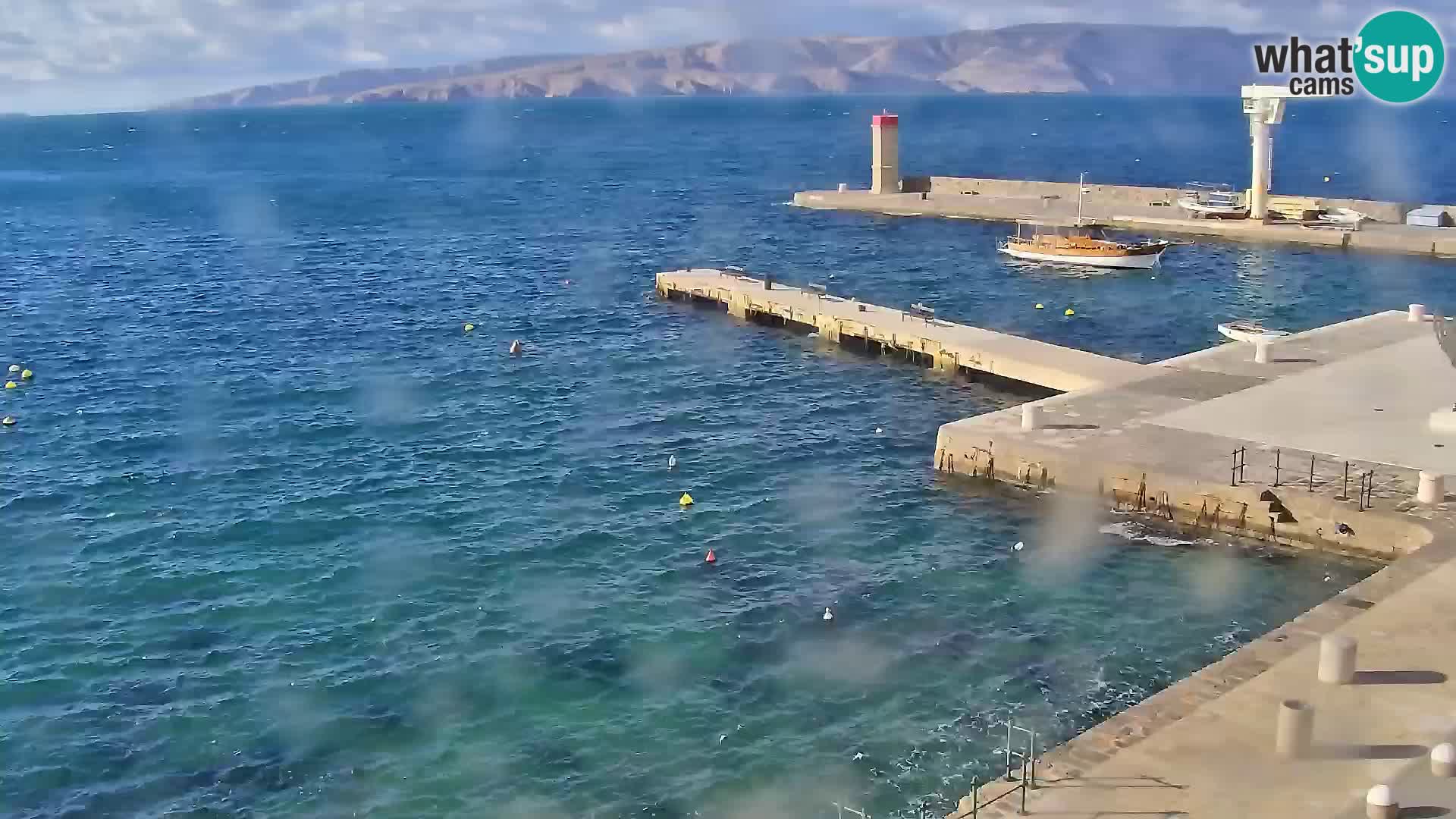 Webcam Segna – Panorama dell’lungomare di Senj