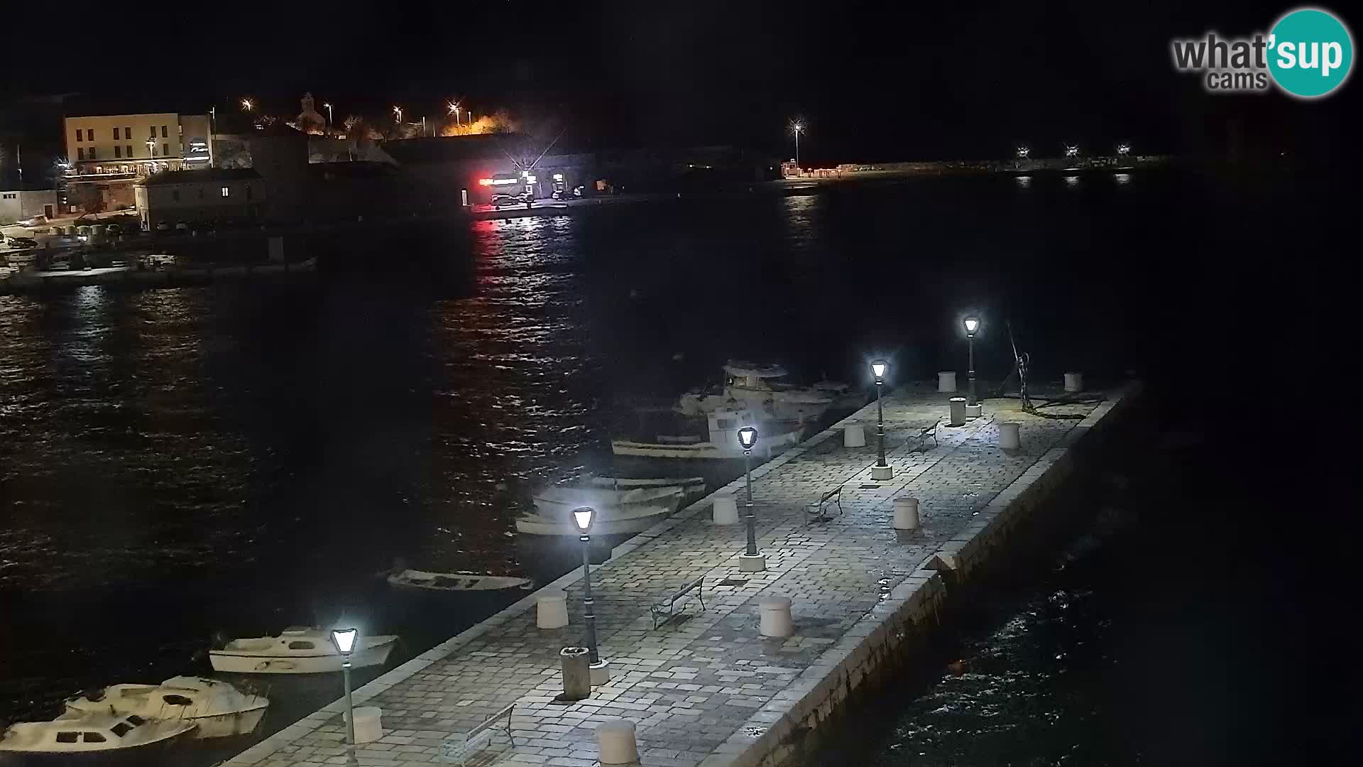 Webcam Segna – Panorama dell’lungomare di Senj