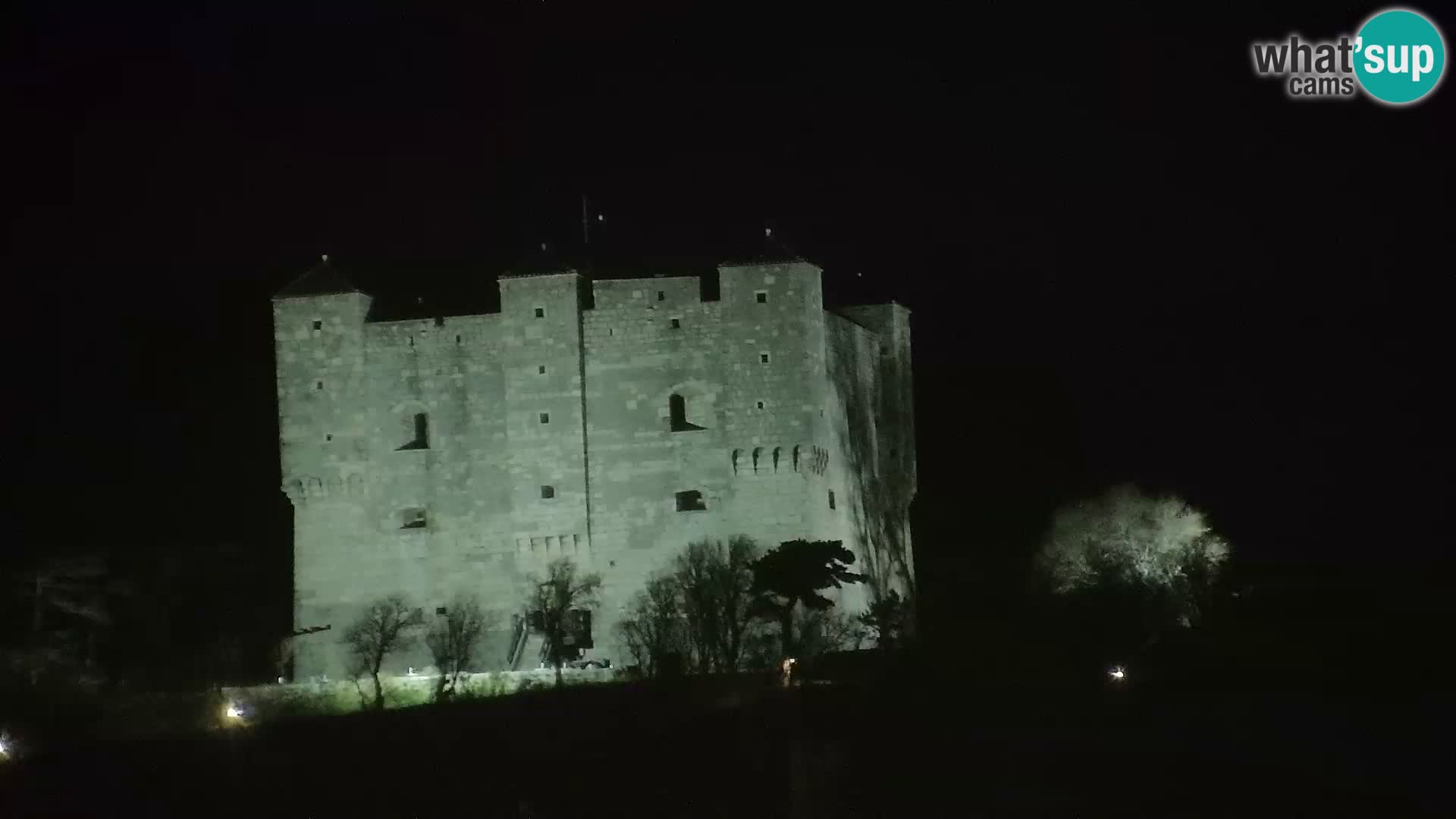 Webcam Senj – Panoramablick auf die Riva Senj