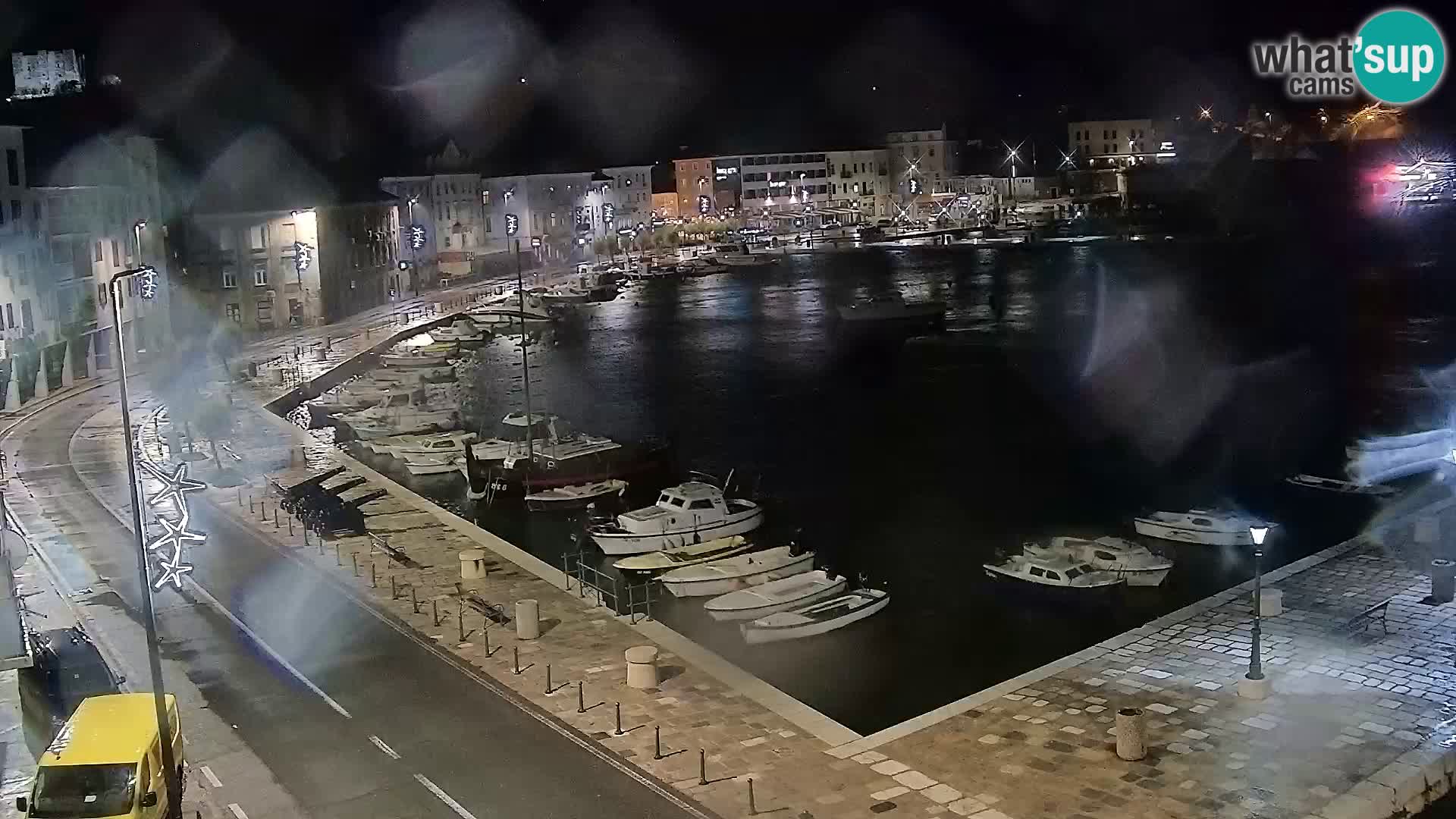 Senj Webcam – Panoramic view of Senj riva