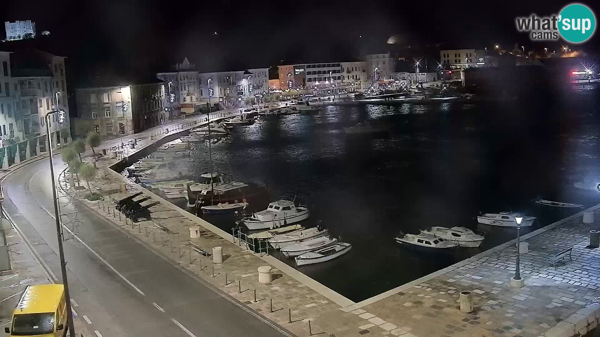 Senj camera en vivo – Vista panorámica de Senj riva